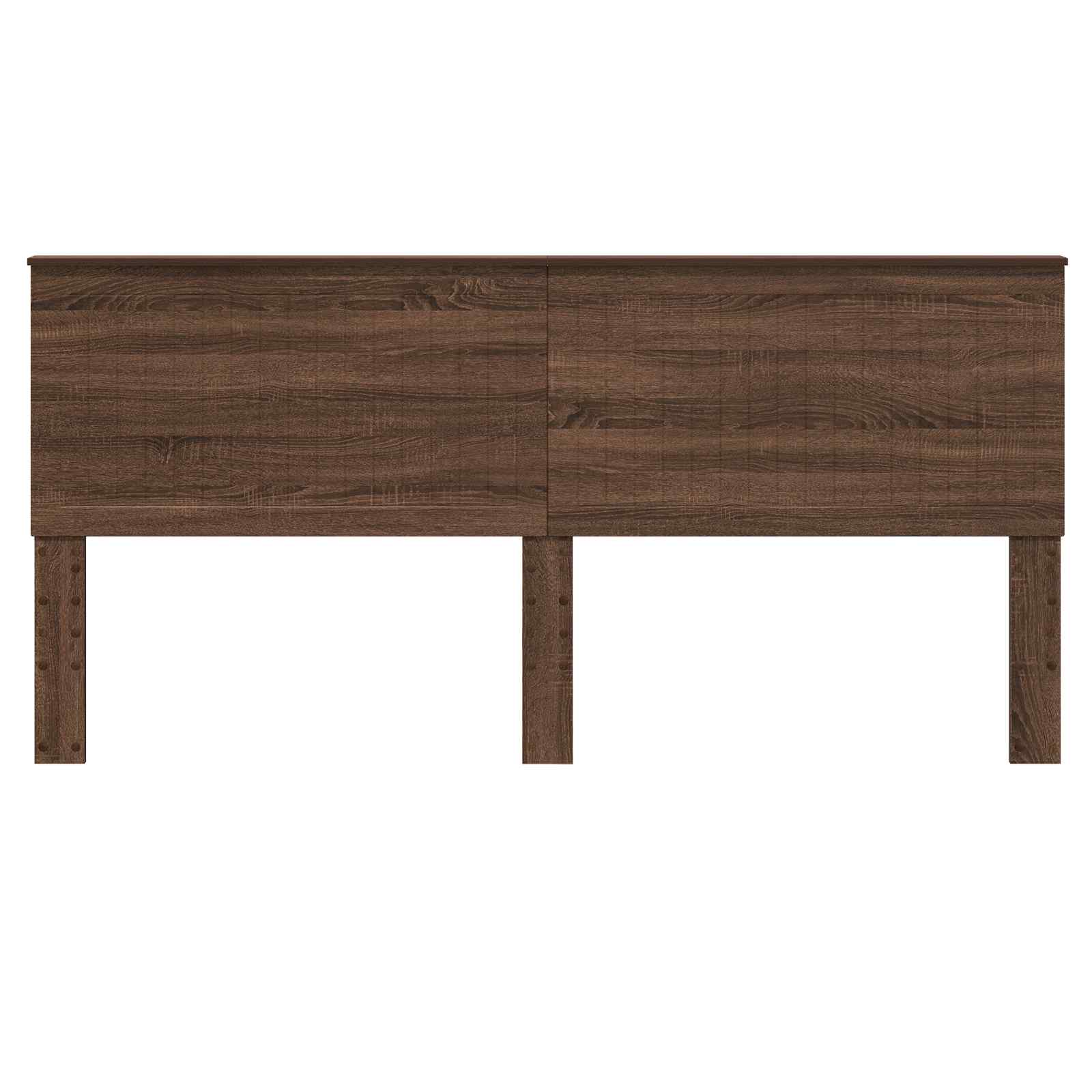 Hoofdbord met hoofdeinde Bruin Eiken 200 cm Bewerkt hout is nu te koop bij PeponiXL, paradijselijk wonen!