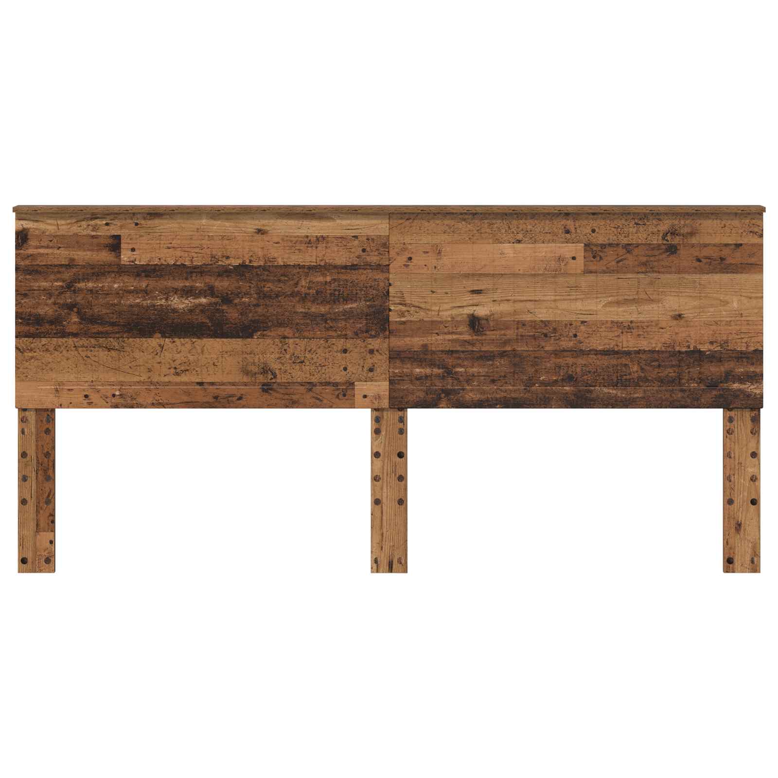 Hoofdbord met hoofdeinde Oud Hout 200 cm Bewerkt hout is nu te koop bij PeponiXL, paradijselijk wonen!