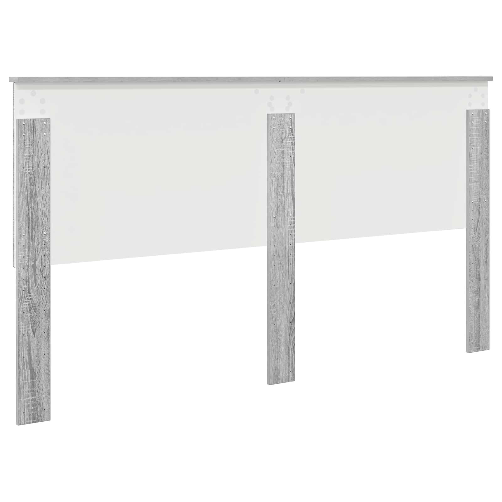 Hoofdbord met hoofdeinde Grijs Sonoma 180 cm Bewerkt hout is nu te koop bij PeponiXL, paradijselijk wonen!
