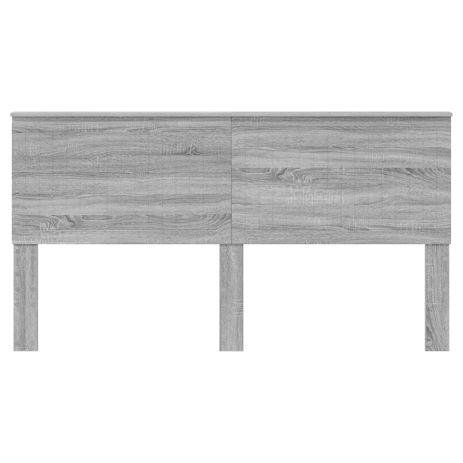 Hoofdbord met hoofdeinde Grijs Sonoma 180 cm Bewerkt hout is nu te koop bij PeponiXL, paradijselijk wonen!