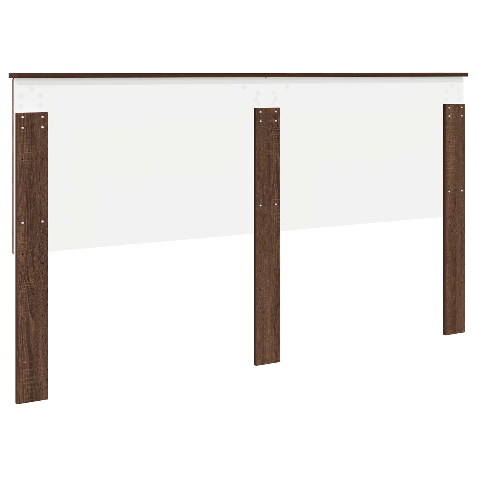 Hoofdbord met hoofdeinde Bruin Eiken 180 cm Bewerkt hout is nu te koop bij PeponiXL, paradijselijk wonen!
