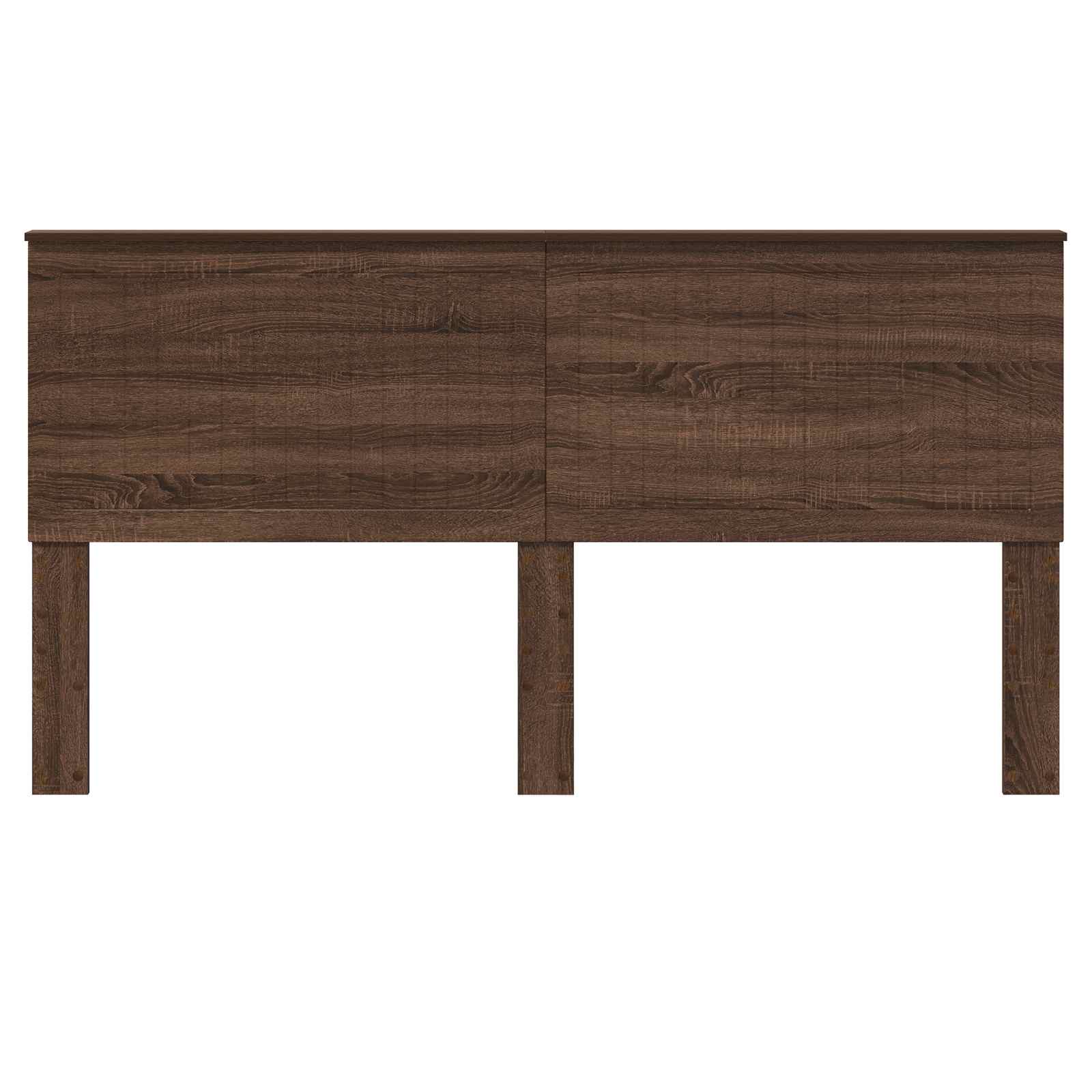 Hoofdbord met hoofdeinde Bruin Eiken 180 cm Bewerkt hout is nu te koop bij PeponiXL, paradijselijk wonen!