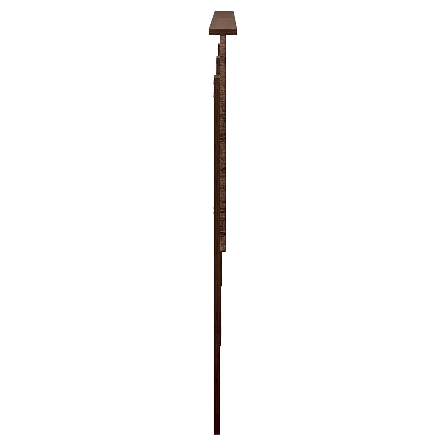 Hoofdbord met hoofdeinde Bruin Eiken 180 cm Bewerkt hout is nu te koop bij PeponiXL, paradijselijk wonen!