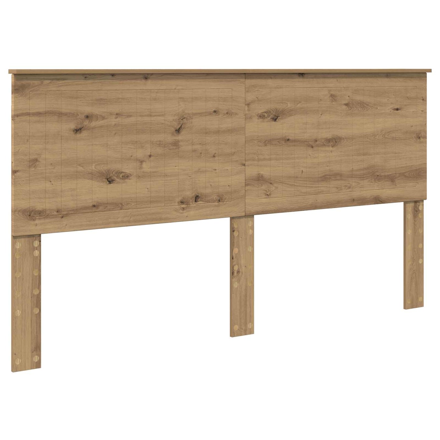 Hoofdbord met hoofdeinde Artisan Eiken 180 cm Bewerkt hout is nu te koop bij PeponiXL, paradijselijk wonen!
