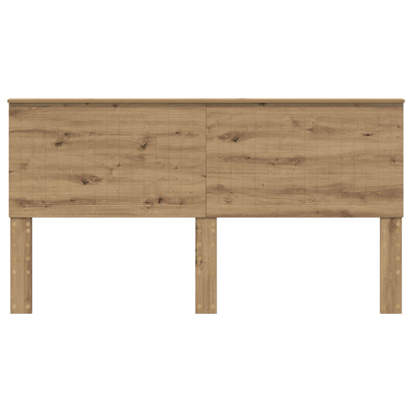 Hoofdbord met hoofdeinde Artisan Eiken 180 cm Bewerkt hout is nu te koop bij PeponiXL, paradijselijk wonen!