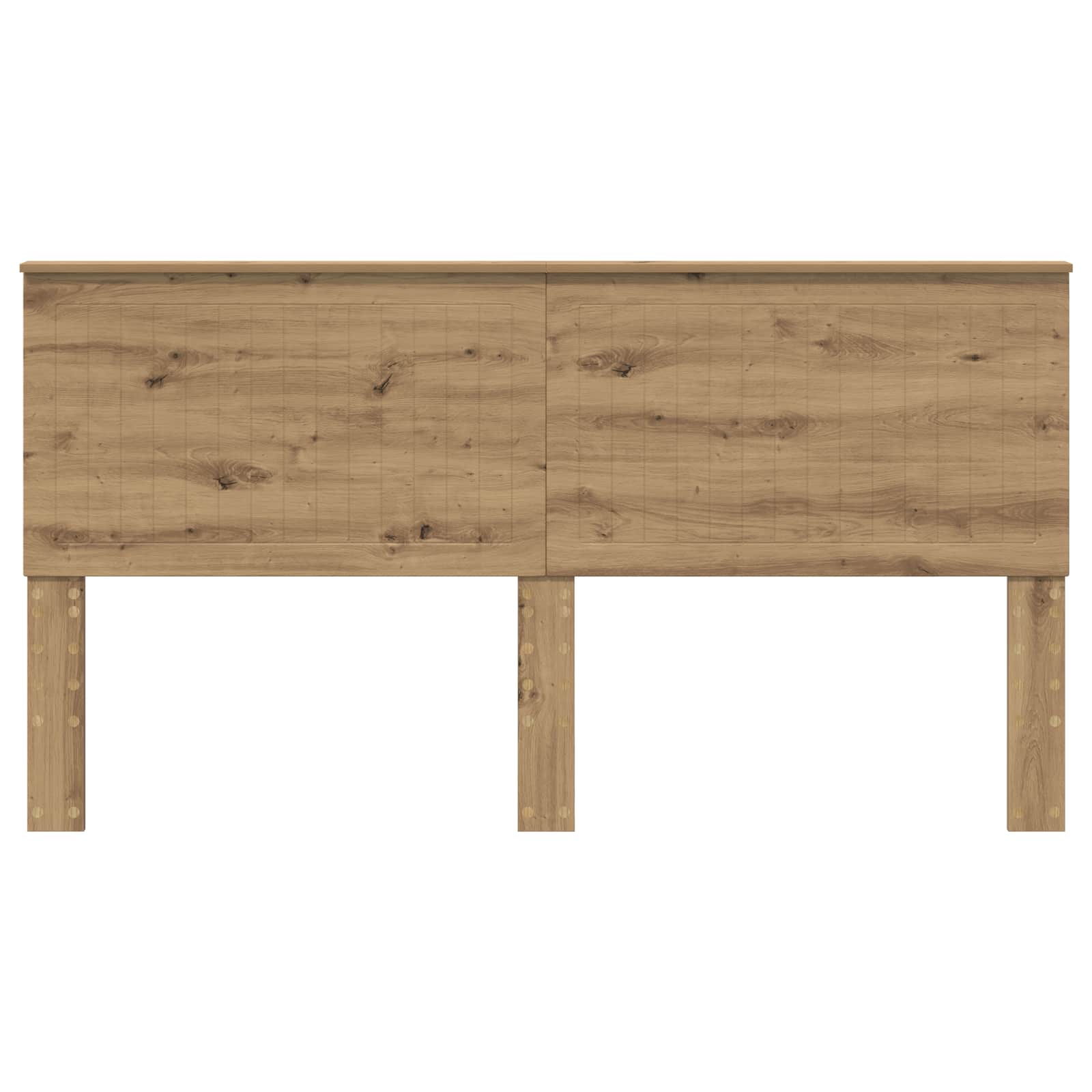 Hoofdbord met hoofdeinde Artisan Eiken 180 cm Bewerkt hout is nu te koop bij PeponiXL, paradijselijk wonen!