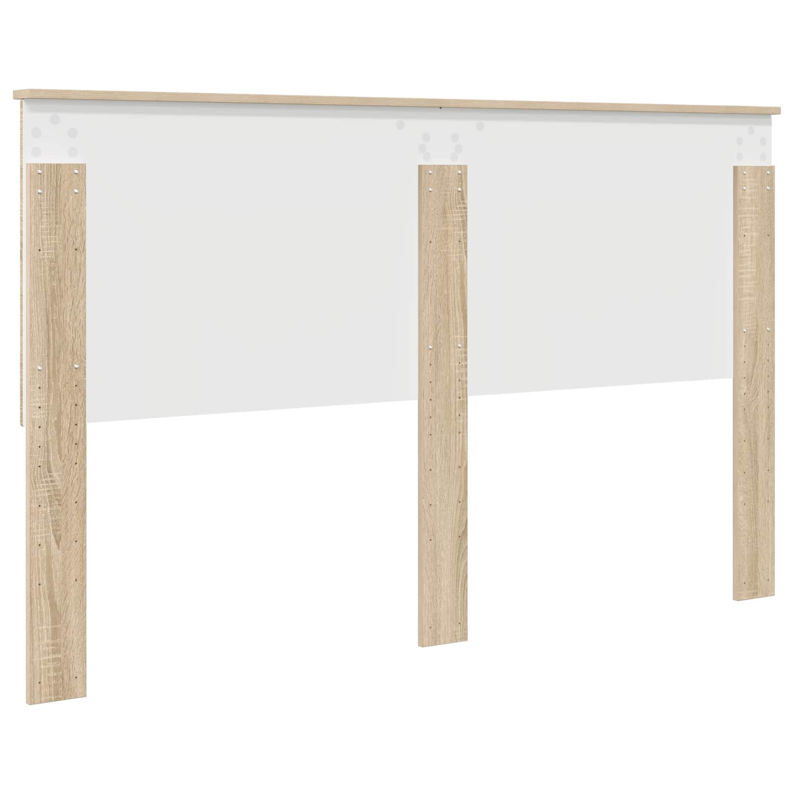 Hoofdbord met hoofdeinde Sonoma Eiken 160 cm Bewerkt hout is nu te koop bij PeponiXL, paradijselijk wonen!