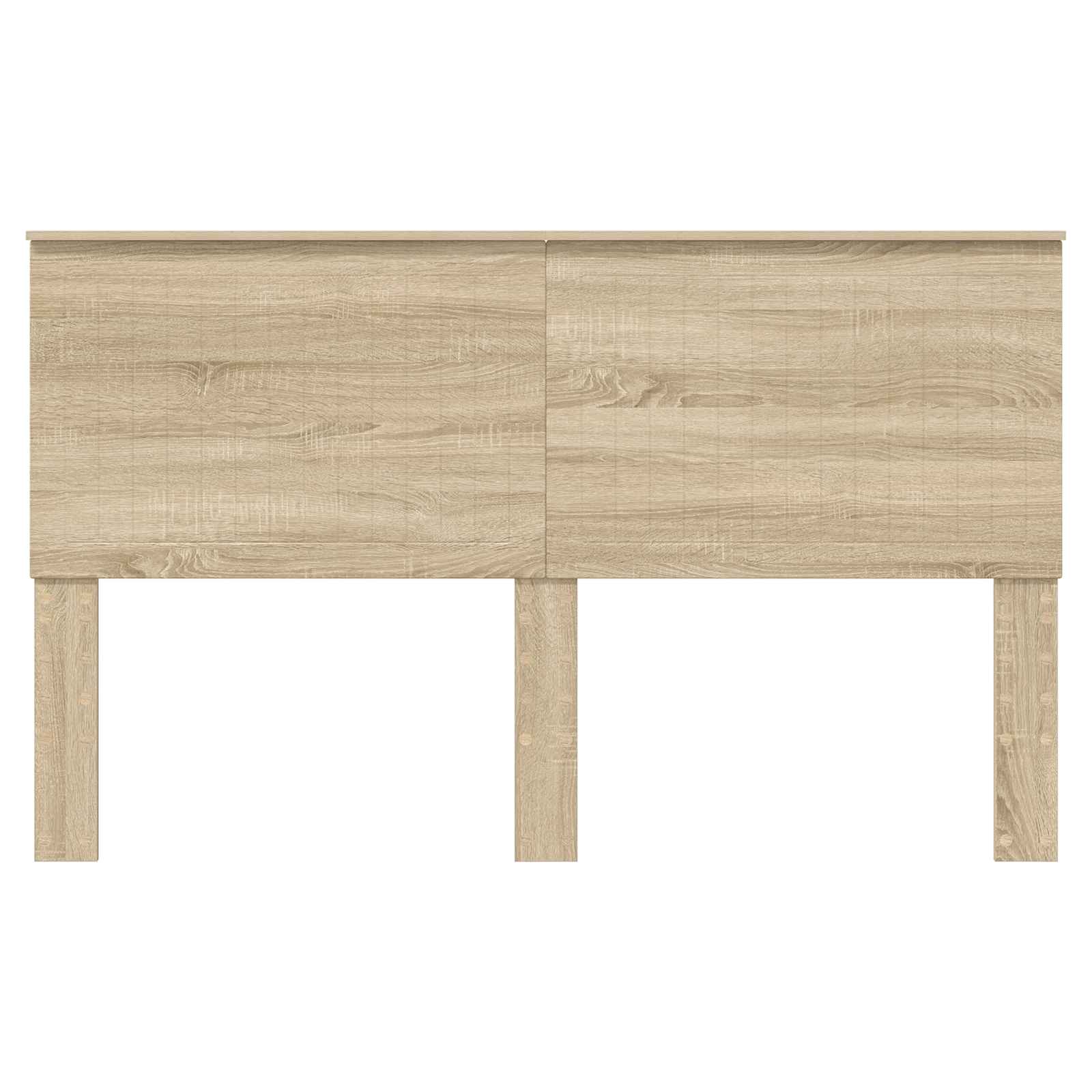 Hoofdbord met hoofdeinde Sonoma Eiken 160 cm Bewerkt hout is nu te koop bij PeponiXL, paradijselijk wonen!