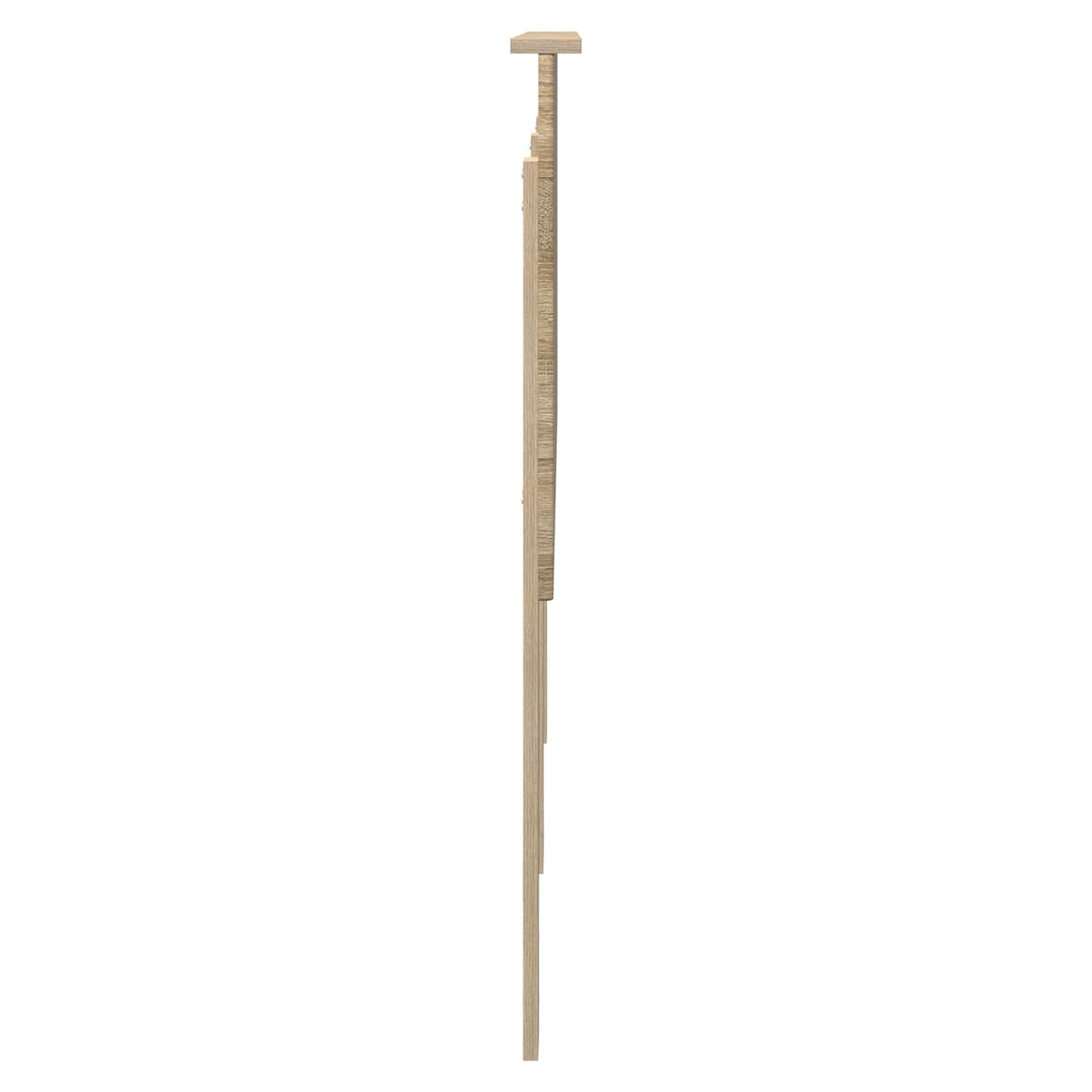Hoofdbord met hoofdeinde Sonoma Eiken 160 cm Bewerkt hout is nu te koop bij PeponiXL, paradijselijk wonen!