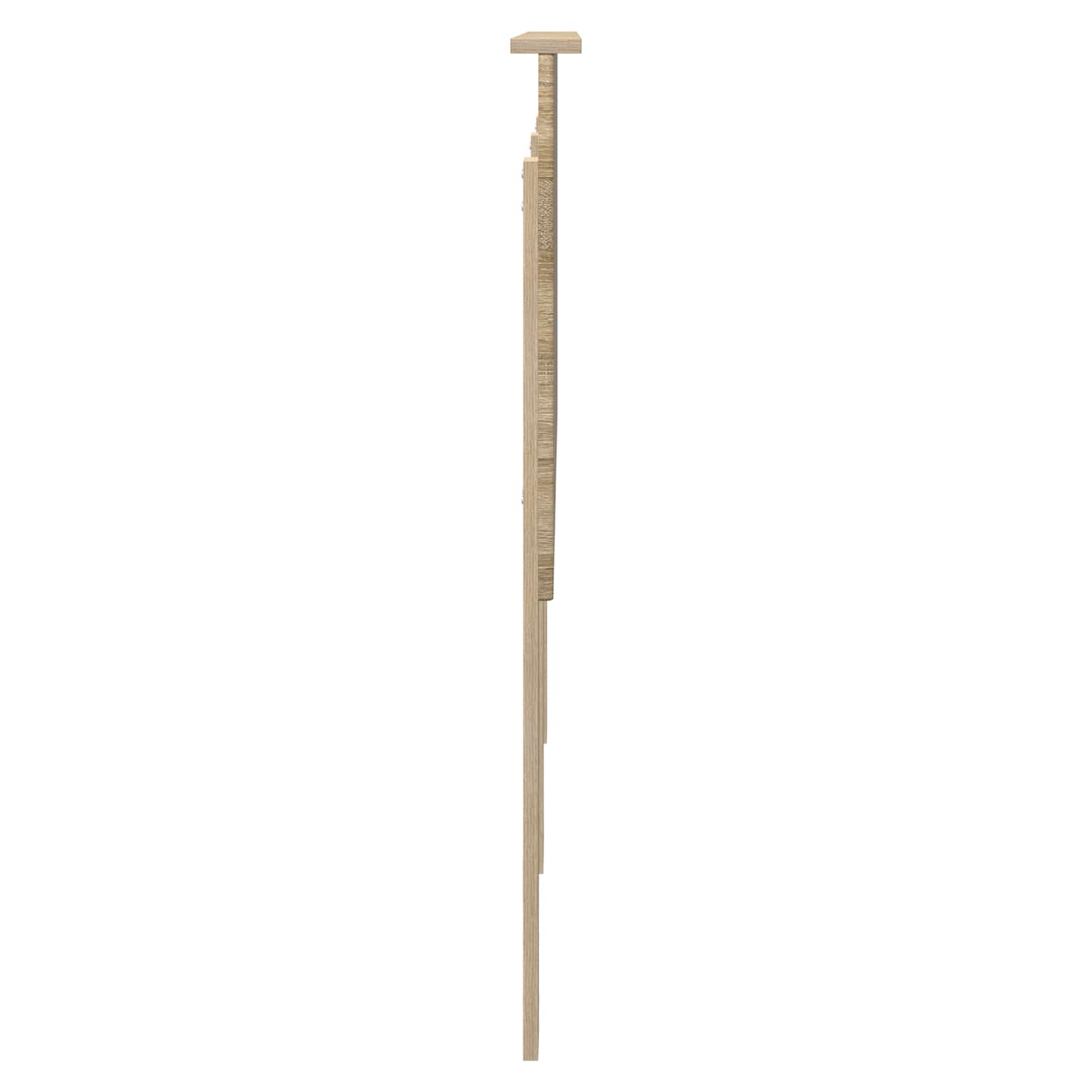 Hoofdbord met hoofdeinde Sonoma Eiken 160 cm Bewerkt hout is nu te koop bij PeponiXL, paradijselijk wonen!