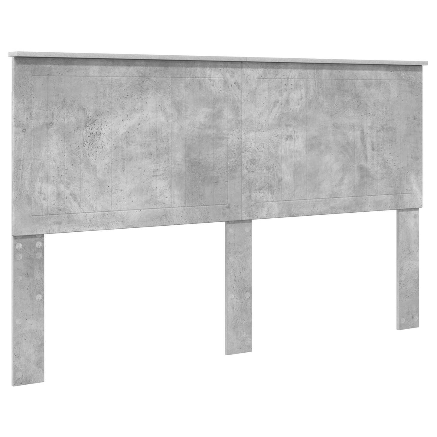Hoofdbord met hoofdeinde Beton Grijs 160 cm Bewerkt hout is nu te koop bij PeponiXL, paradijselijk wonen!