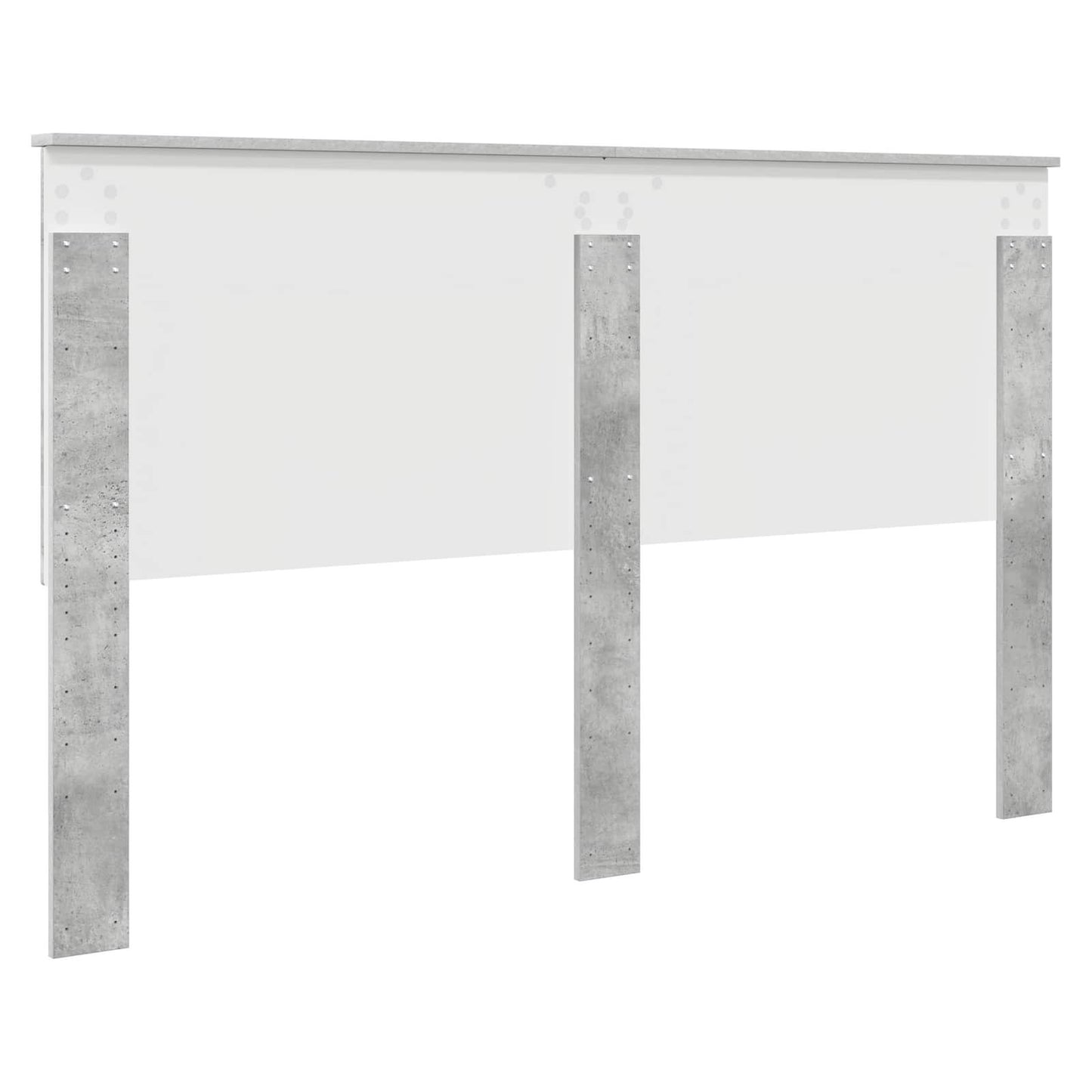 Hoofdbord met hoofdeinde Beton Grijs 160 cm Bewerkt hout is nu te koop bij PeponiXL, paradijselijk wonen!