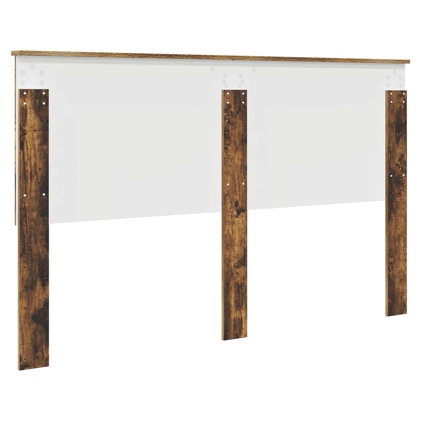 Hoofdbord met hoofdeinde Gerookt eiken 160 cm Bewerkt hout is nu te koop bij PeponiXL, paradijselijk wonen!