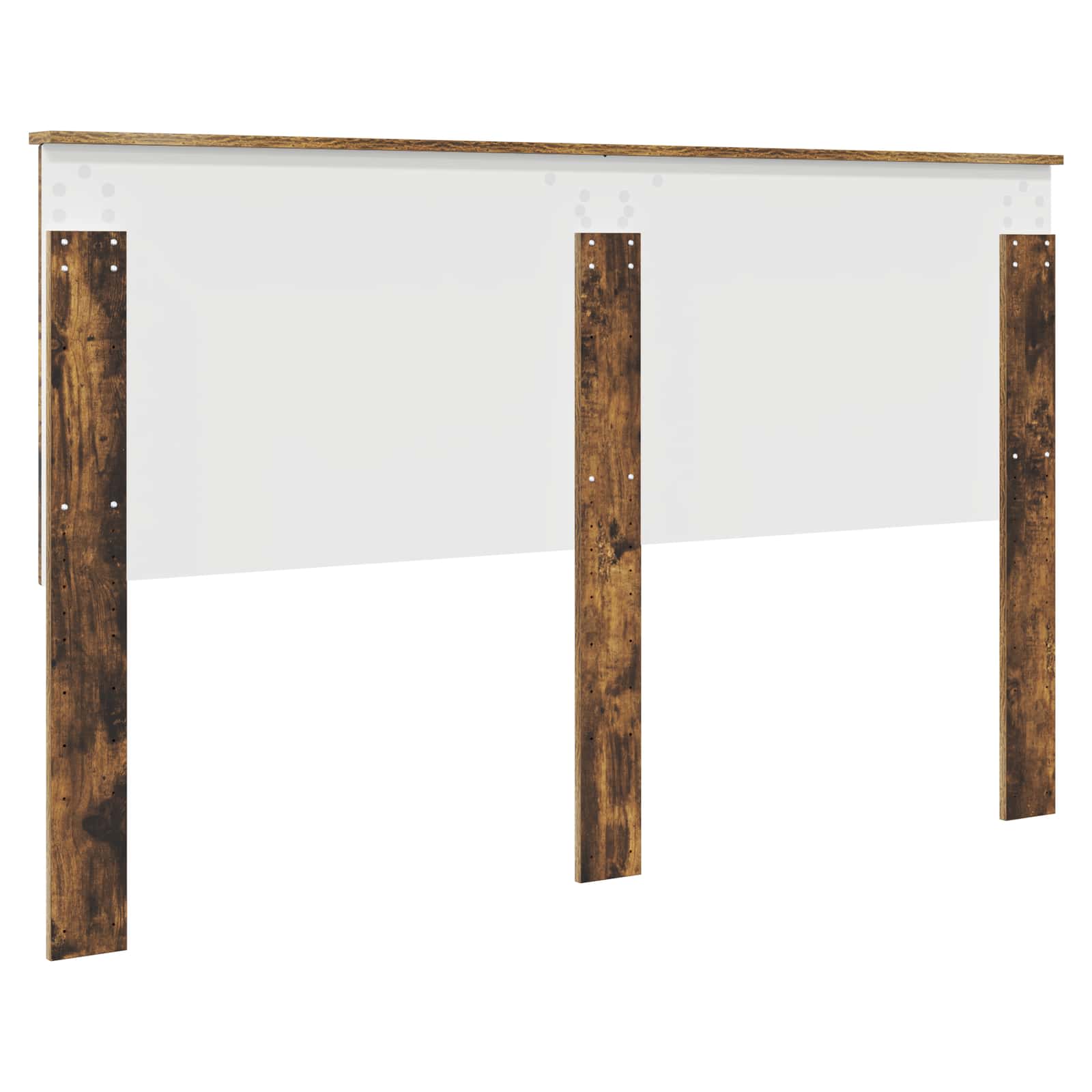 Hoofdbord met hoofdeinde Gerookt eiken 160 cm Bewerkt hout is nu te koop bij PeponiXL, paradijselijk wonen!