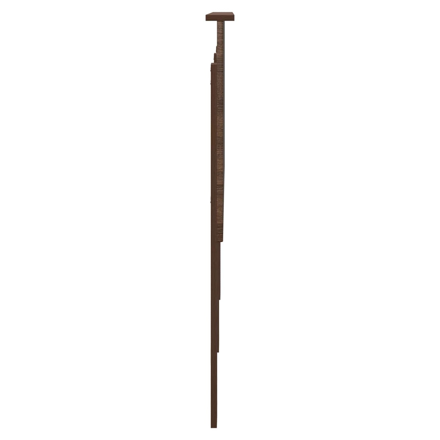 Hoofdbord met hoofdeinde Bruin Eiken 160 cm Bewerkt hout is nu te koop bij PeponiXL, paradijselijk wonen!