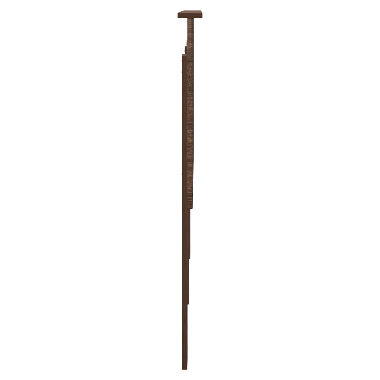 Hoofdbord met hoofdeinde Bruin Eiken 160 cm Bewerkt hout is nu te koop bij PeponiXL, paradijselijk wonen!