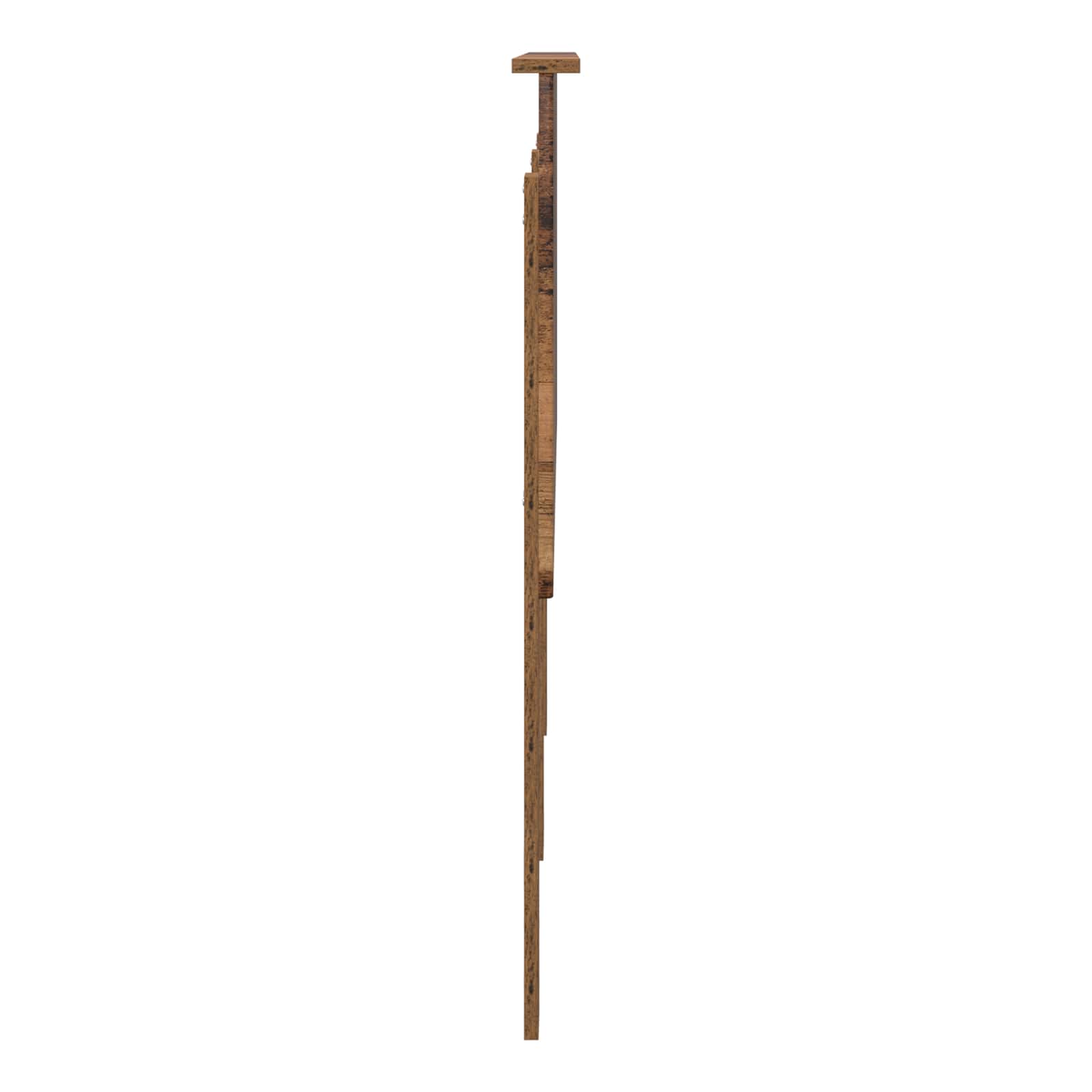Hoofdbord met hoofdeinde Oud Hout 160 cm Bewerkt hout is nu te koop bij PeponiXL, paradijselijk wonen!