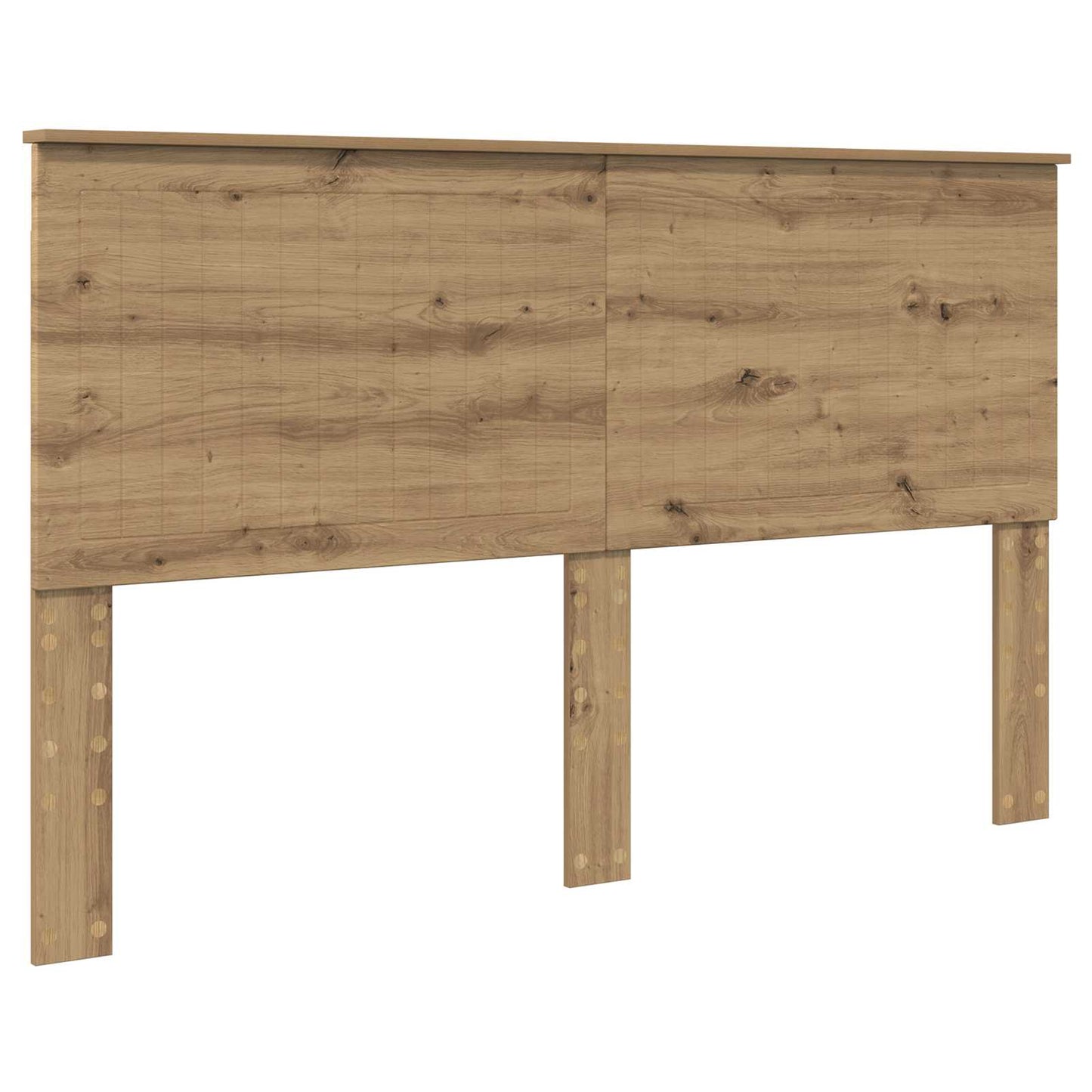 Hoofdbord met hoofdeinde Artisan Eiken 160 cm Bewerkt hout is nu te koop bij PeponiXL, paradijselijk wonen!