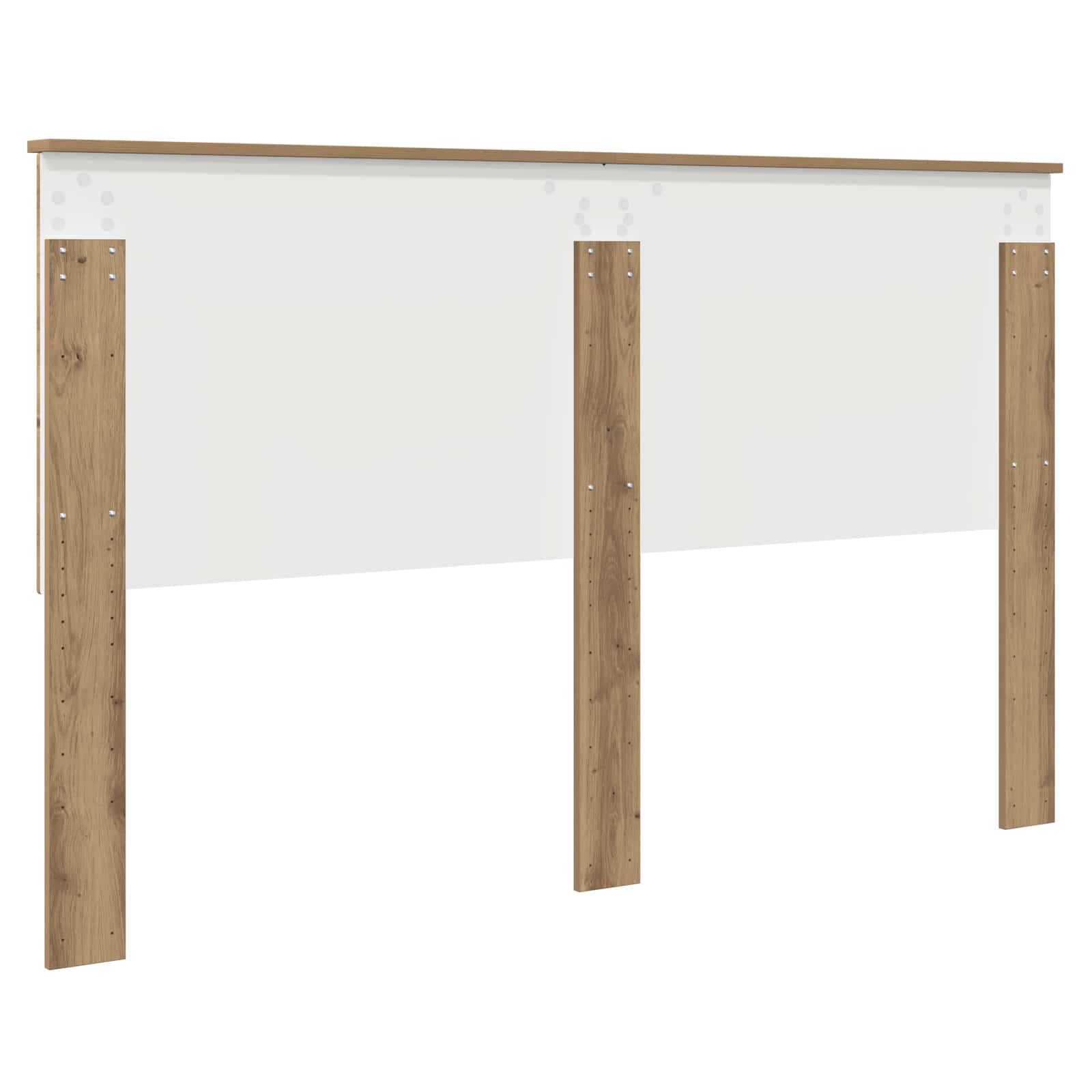 Hoofdbord met hoofdeinde Artisan Eiken 160 cm Bewerkt hout is nu te koop bij PeponiXL, paradijselijk wonen!