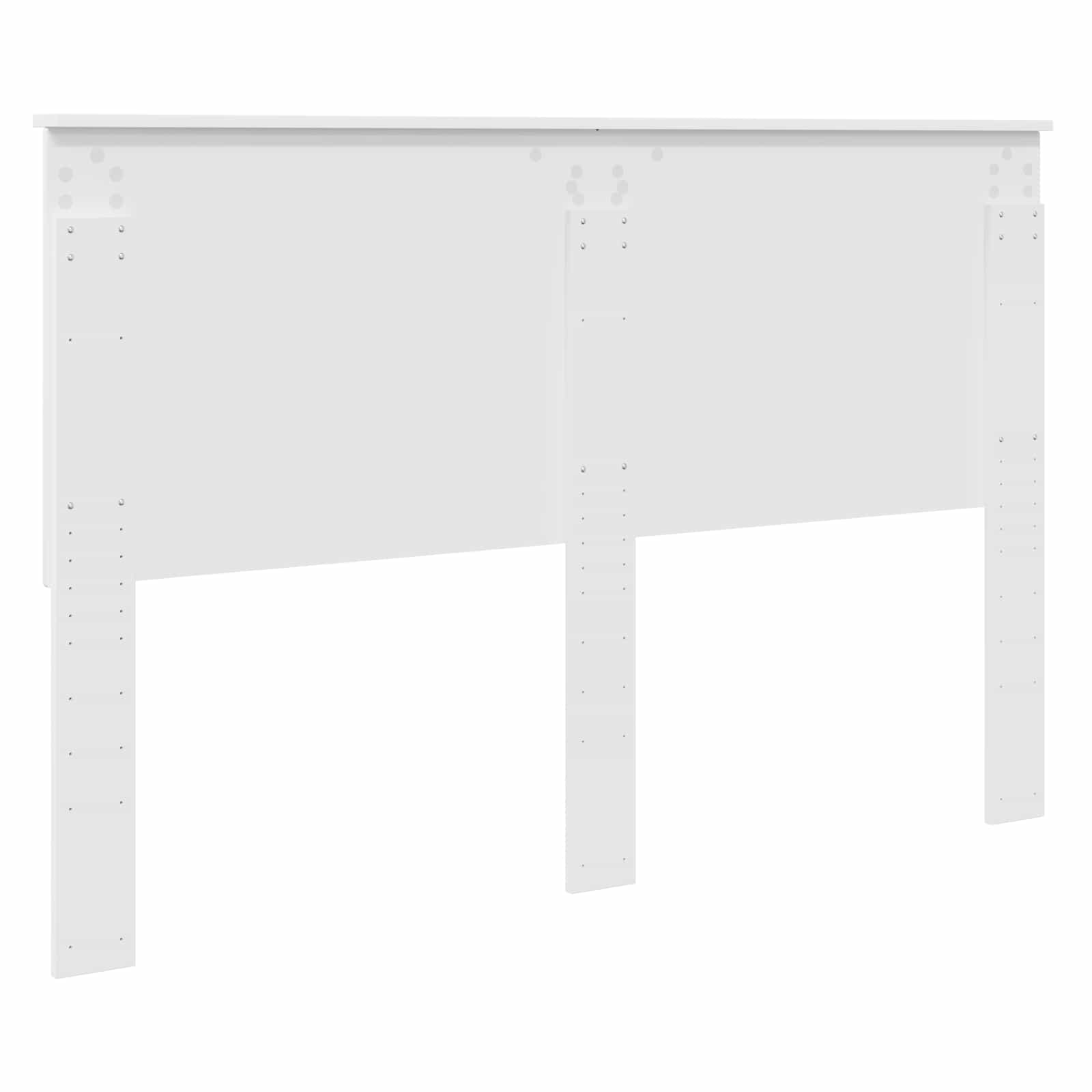 Hoofdbord met hoofdeinde Wit 150 cm Bewerkt hout is nu te koop bij PeponiXL, paradijselijk wonen!