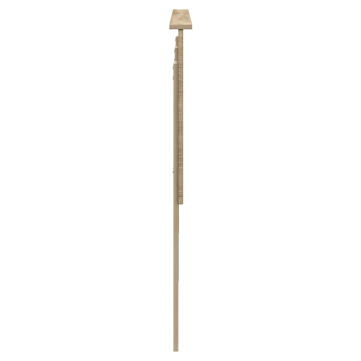 Hoofdbord met hoofdeinde Sonoma Eiken 150 cm Bewerkt hout is nu te koop bij PeponiXL, paradijselijk wonen!