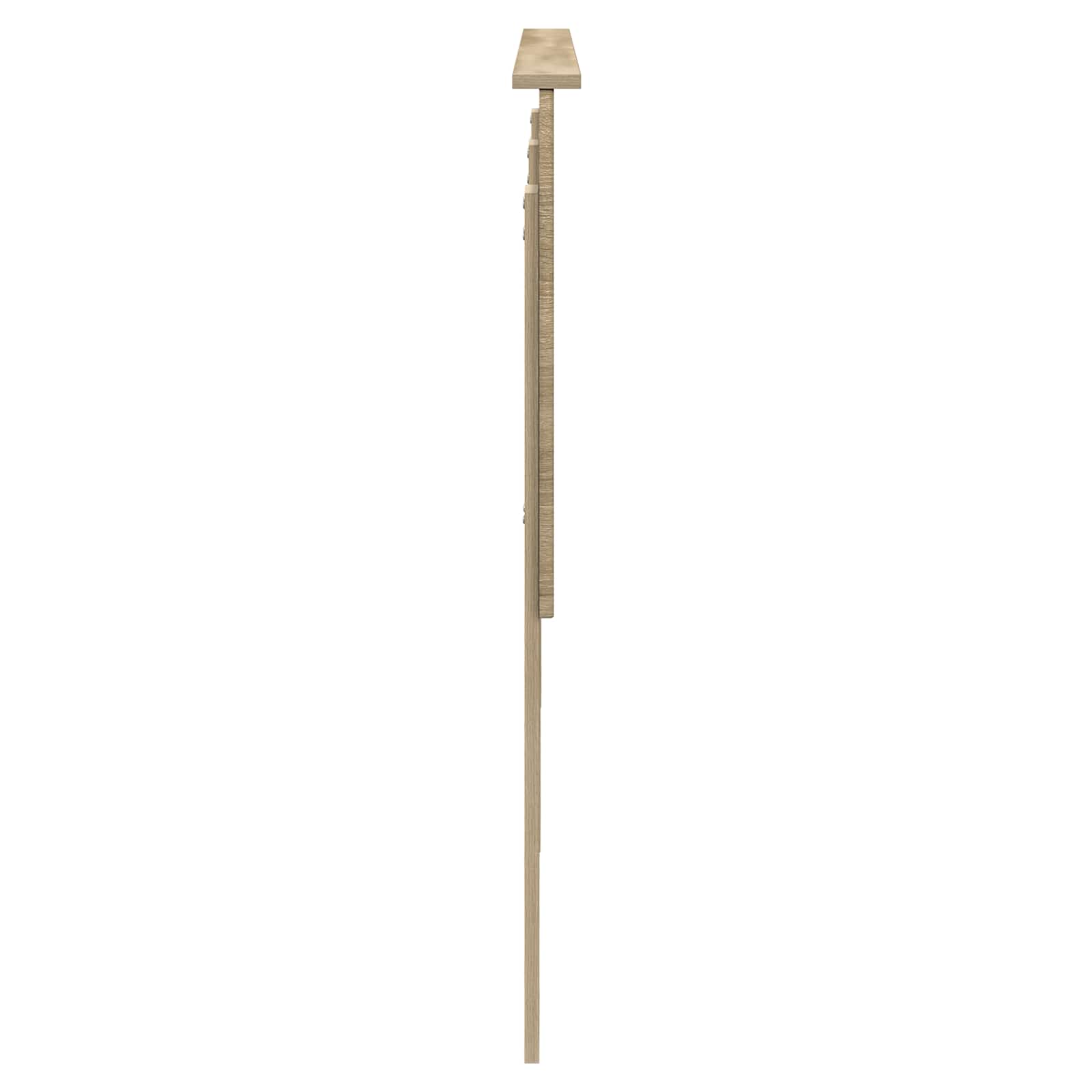 Hoofdbord met hoofdeinde Sonoma Eiken 150 cm Bewerkt hout is nu te koop bij PeponiXL, paradijselijk wonen!