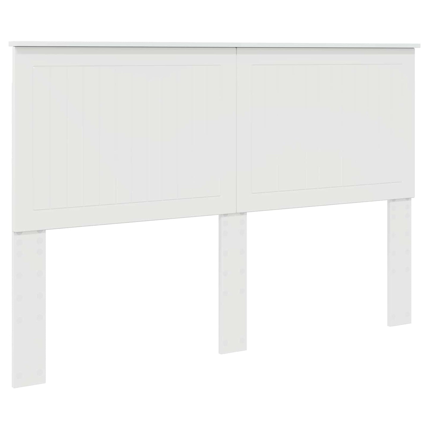 Hoofdbord met hoofdeinde Glanzend Wit 150 cm Bewerkt hout is nu te koop bij PeponiXL, paradijselijk wonen!