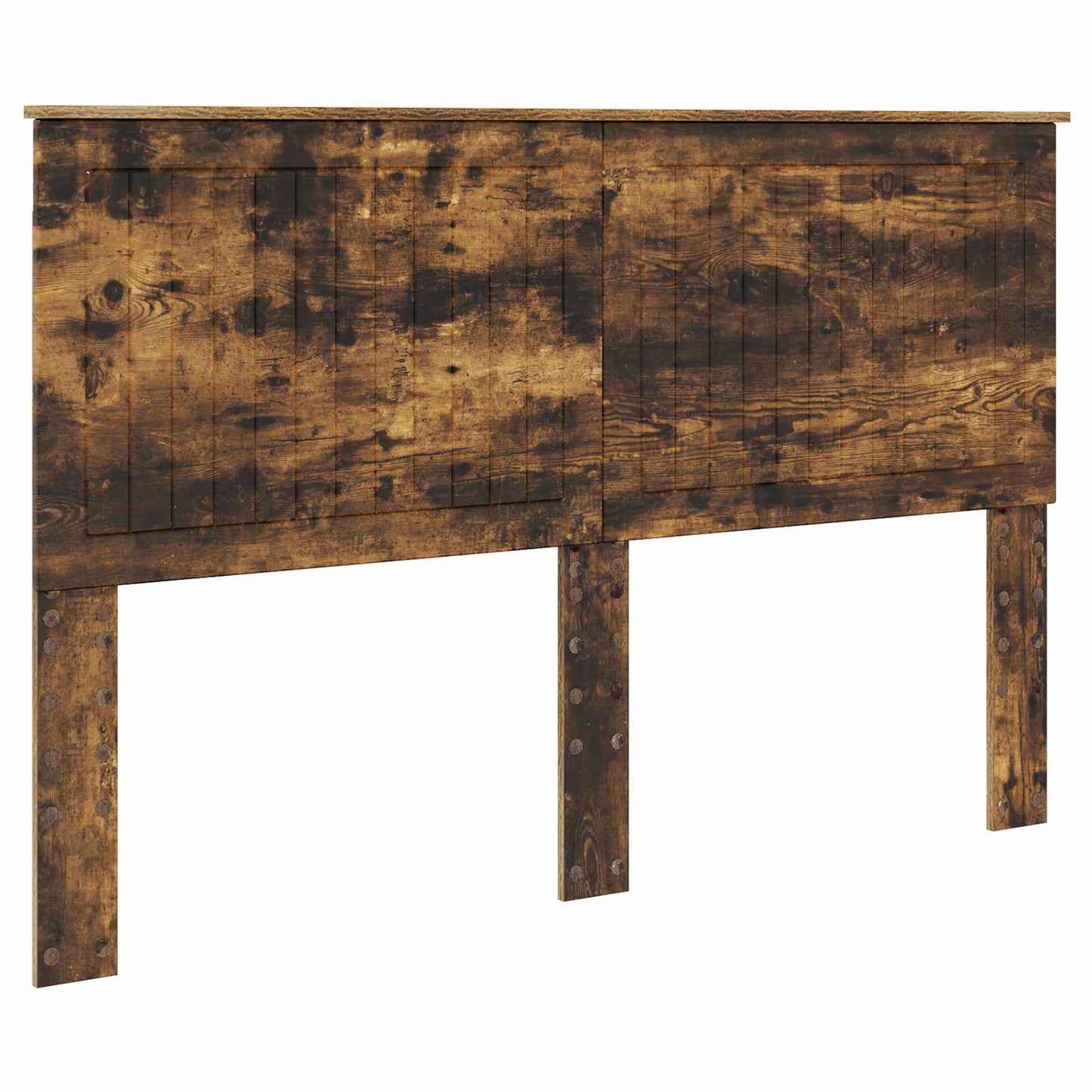 Hoofdbord met hoofdeinde Gerookt eiken 150 cm Bewerkt hout is nu te koop bij PeponiXL, paradijselijk wonen!