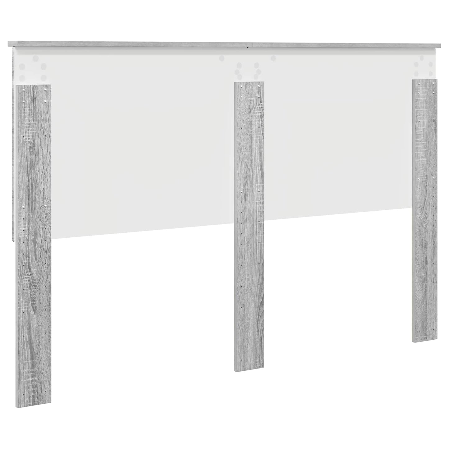 Hoofdbord met hoofdeinde Grijs Sonoma 150 cm Bewerkt hout is nu te koop bij PeponiXL, paradijselijk wonen!