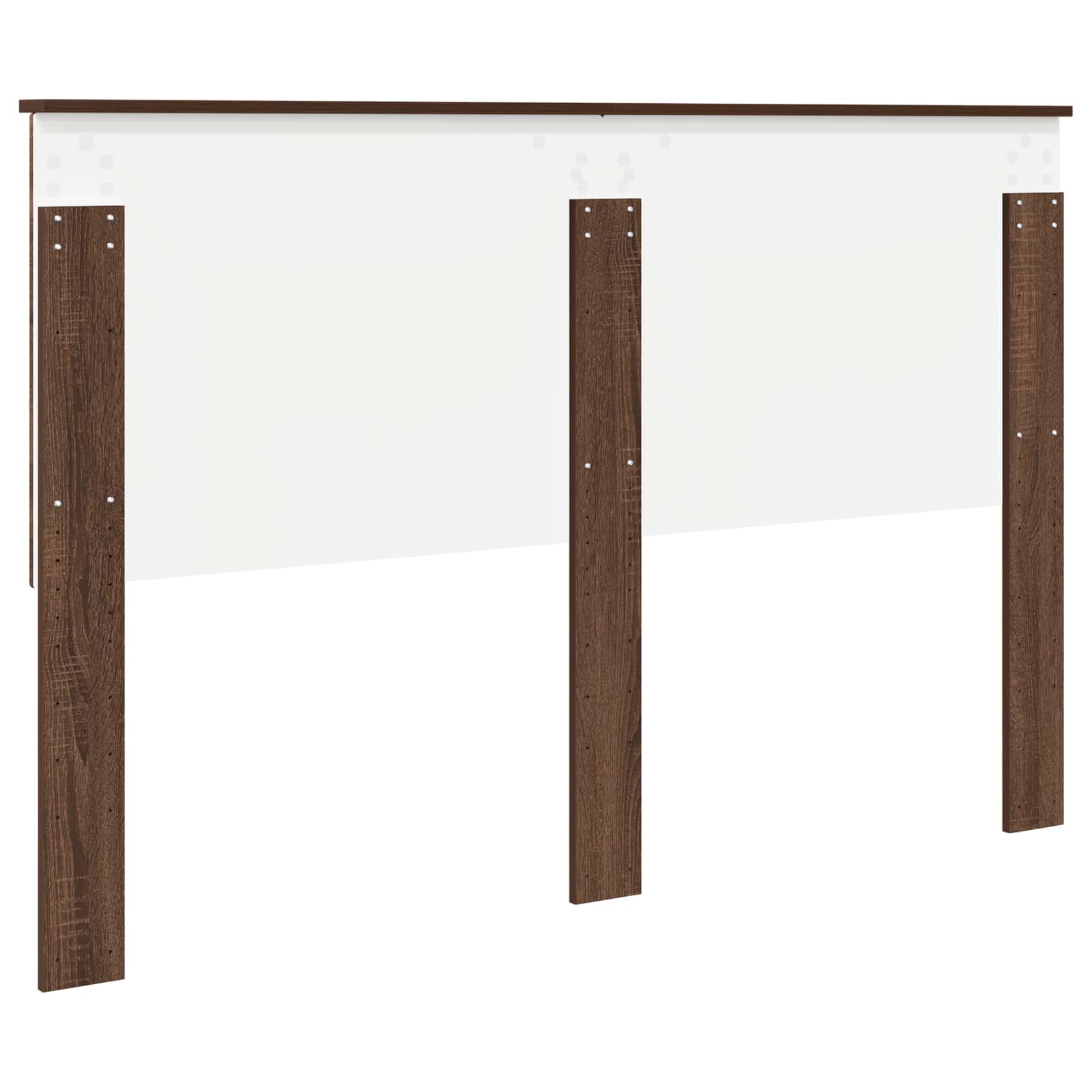 Hoofdbord met hoofdeinde Bruin Eiken 150 cm Bewerkt hout is nu te koop bij PeponiXL, paradijselijk wonen!