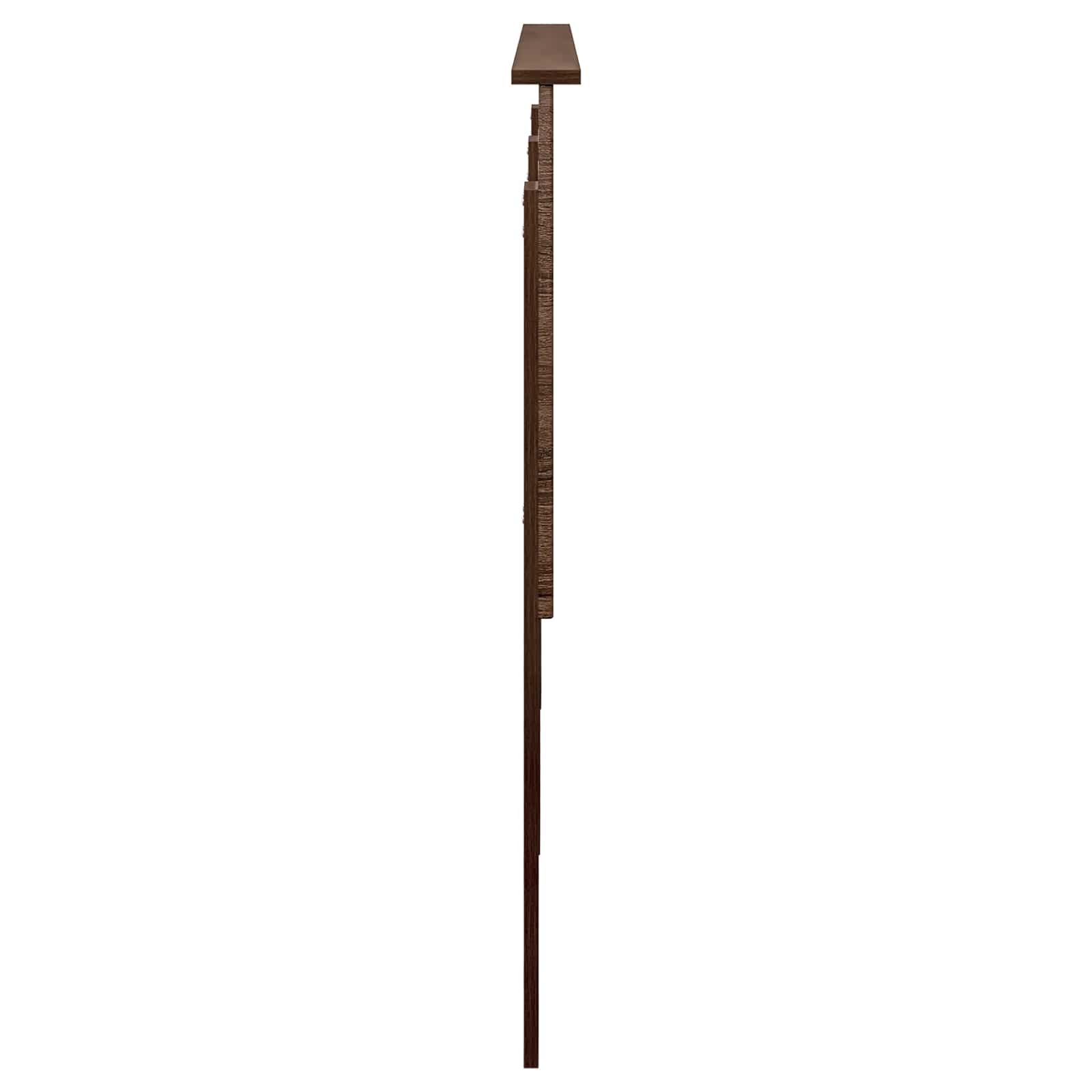 Hoofdbord met hoofdeinde Bruin Eiken 150 cm Bewerkt hout is nu te koop bij PeponiXL, paradijselijk wonen!