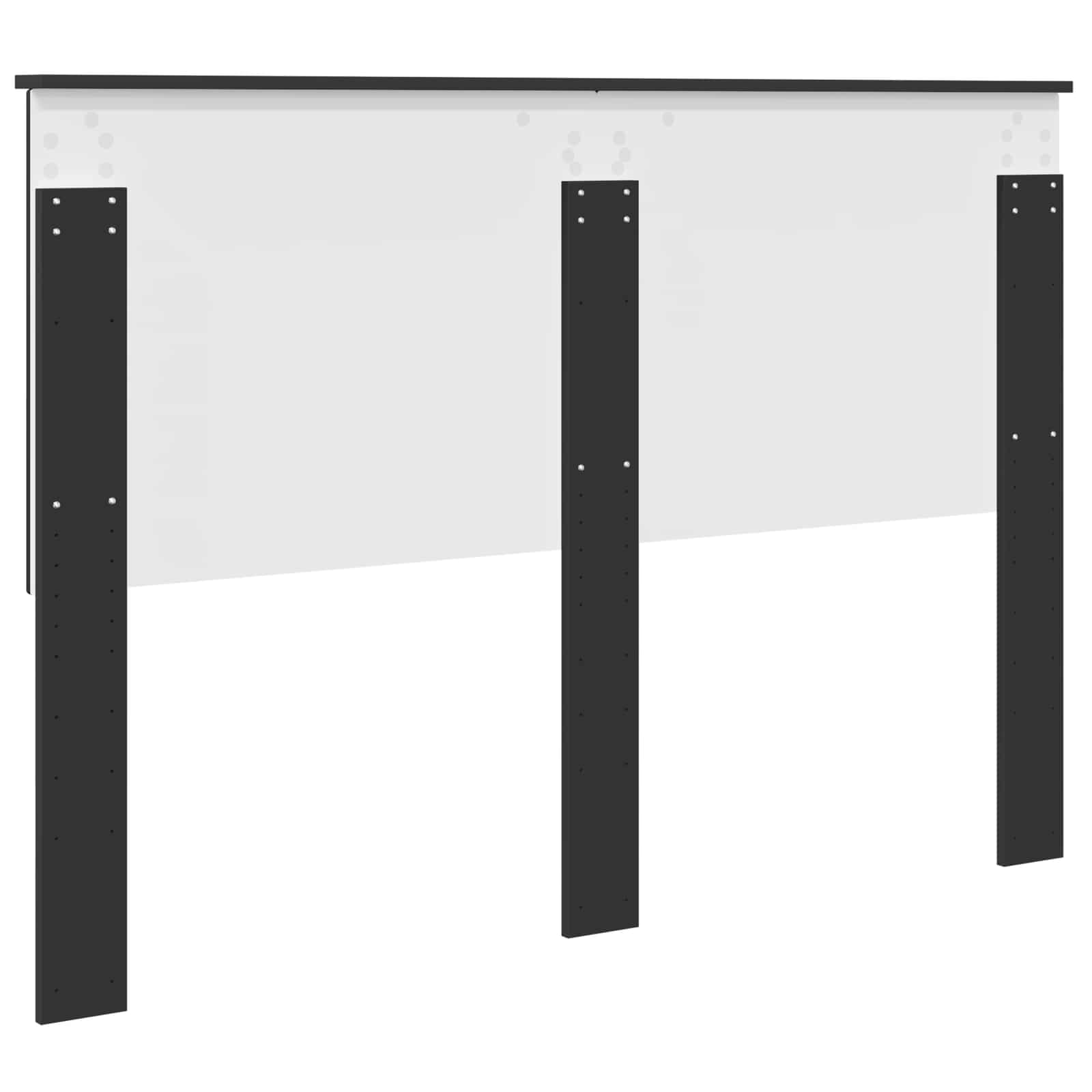 Hoofdbord met hoofdeinde Zwart Eiken 140 cm Bewerkt hout is nu te koop bij PeponiXL, paradijselijk wonen!