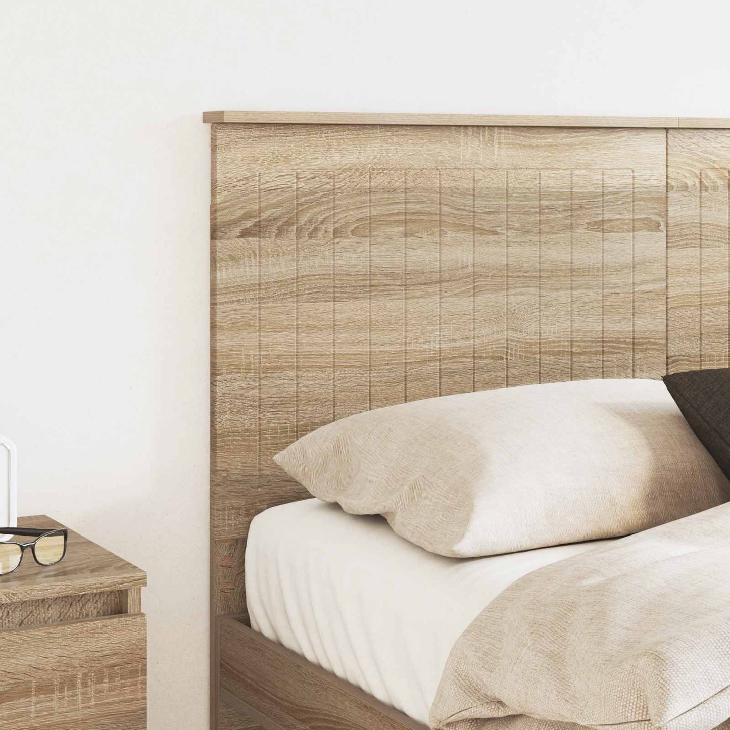 Hoofdbord met hoofdeinde Sonoma Eiken 140 cm Bewerkt hout is nu te koop bij PeponiXL, paradijselijk wonen!