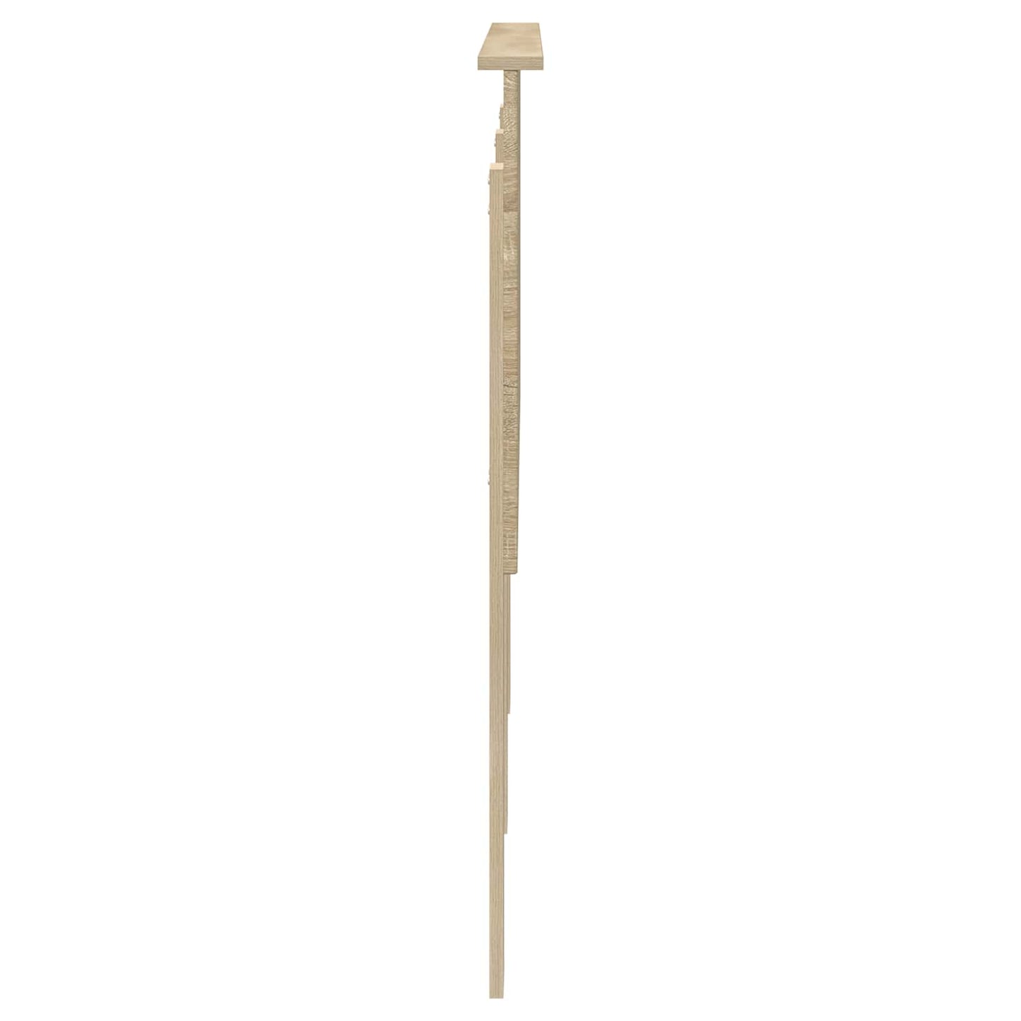 Hoofdbord met hoofdeinde Sonoma Eiken 140 cm Bewerkt hout is nu te koop bij PeponiXL, paradijselijk wonen!