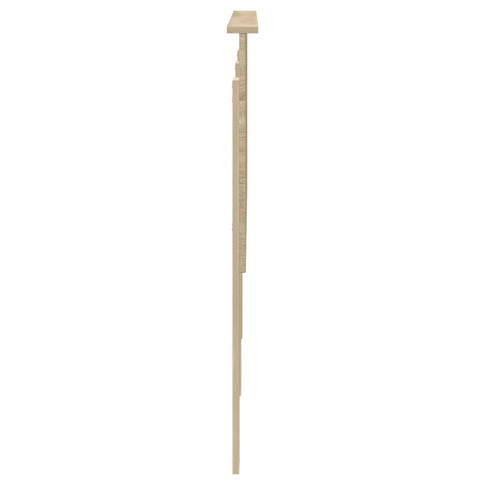Hoofdbord met hoofdeinde Sonoma Eiken 140 cm Bewerkt hout is nu te koop bij PeponiXL, paradijselijk wonen!