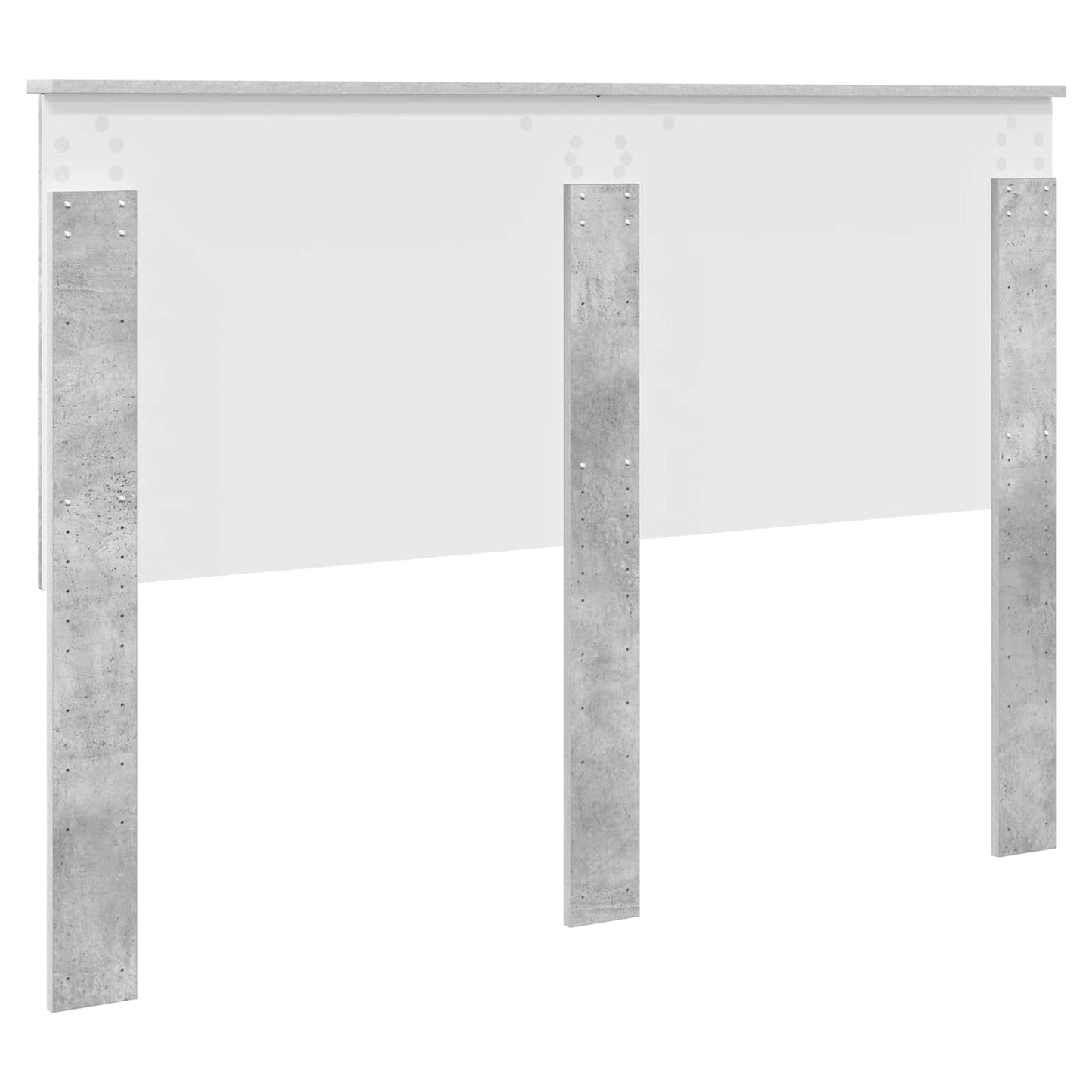 Hoofdbord met hoofdeinde Beton Grijs 140 cm Bewerkt hout is nu te koop bij PeponiXL, paradijselijk wonen!