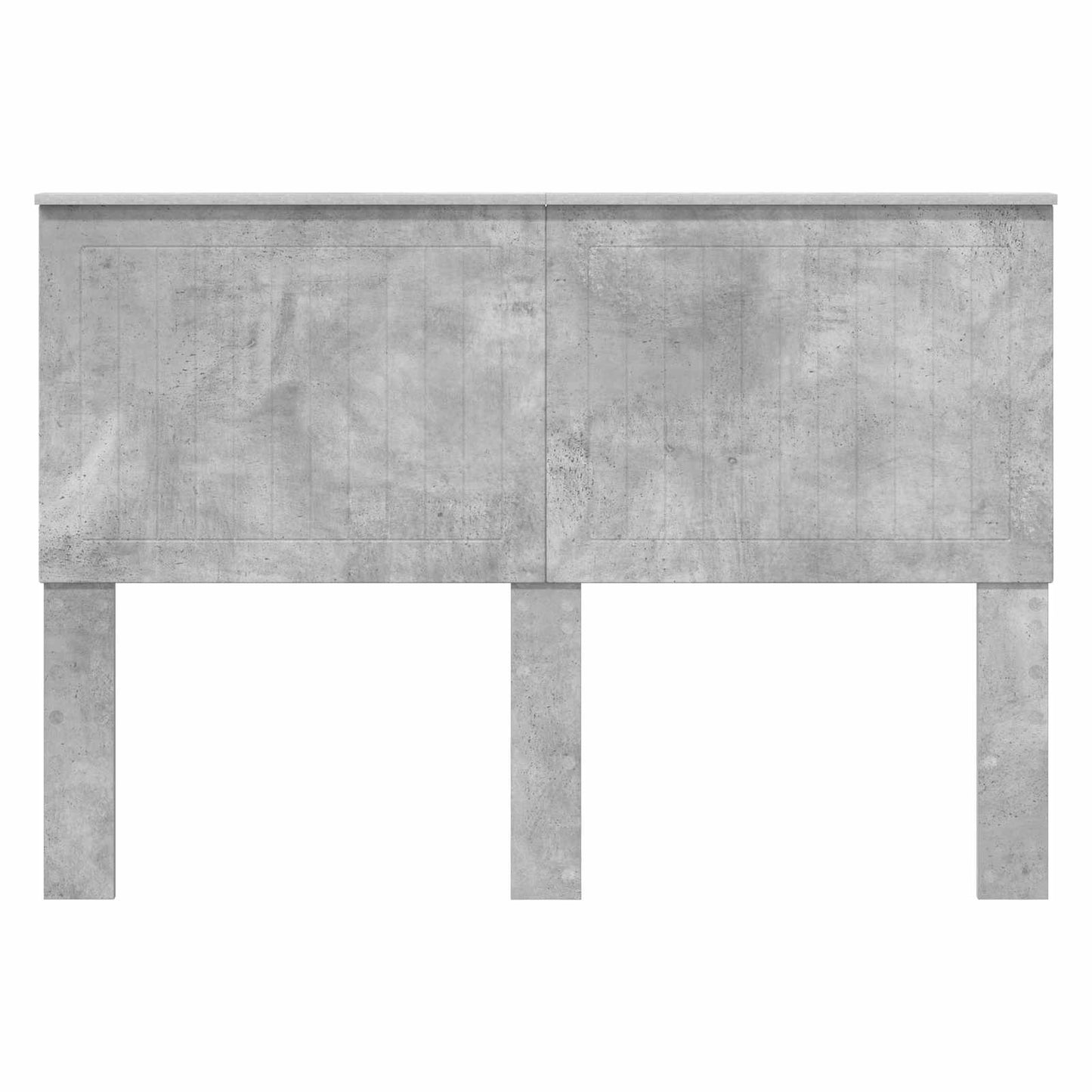 Hoofdbord met hoofdeinde Beton Grijs 140 cm Bewerkt hout is nu te koop bij PeponiXL, paradijselijk wonen!