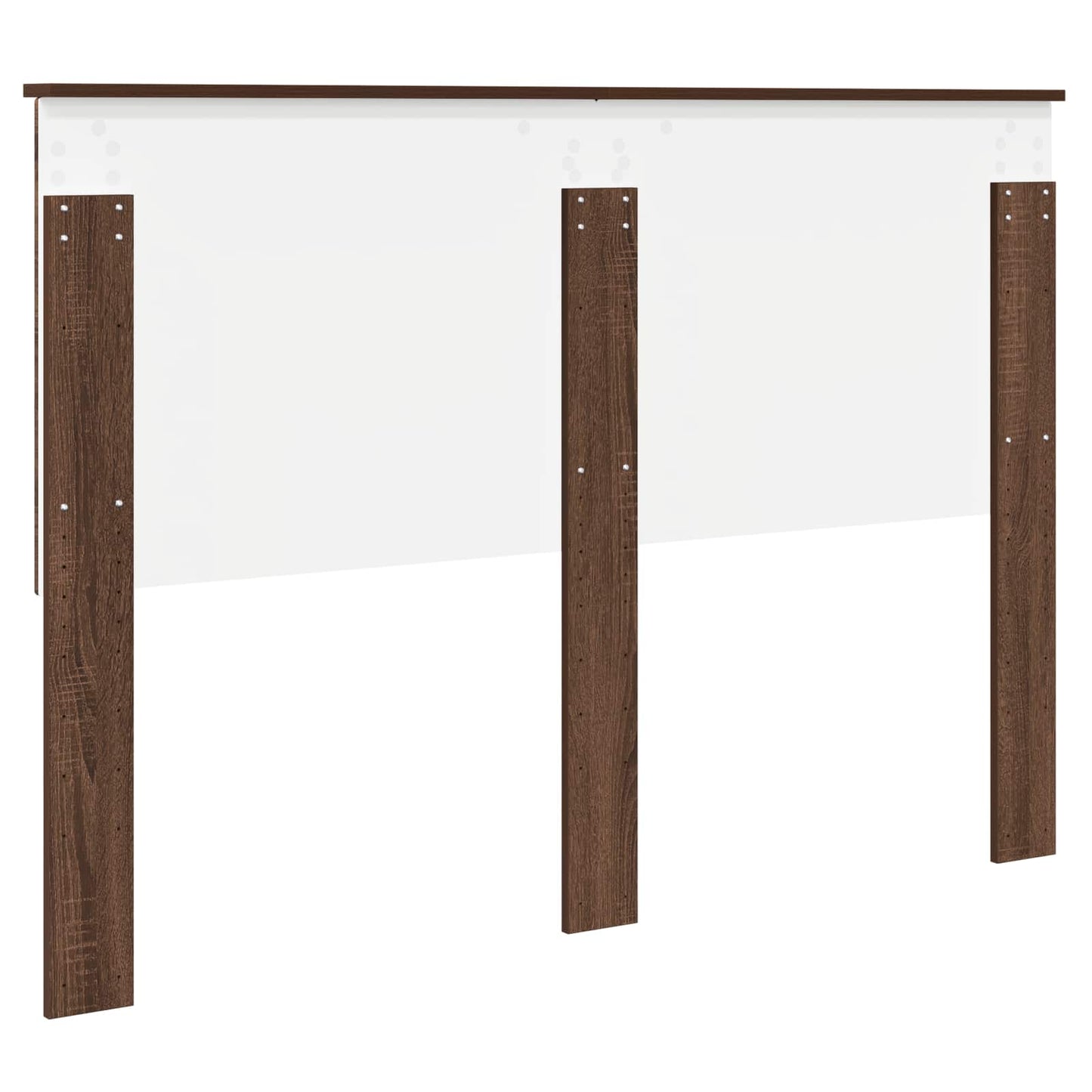 Hoofdbord met hoofdeinde Bruin Eiken 140 cm Bewerkt hout is nu te koop bij PeponiXL, paradijselijk wonen!