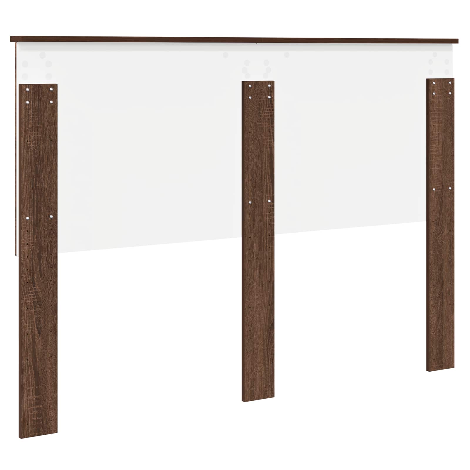 Hoofdbord met hoofdeinde Bruin Eiken 140 cm Bewerkt hout is nu te koop bij PeponiXL, paradijselijk wonen!