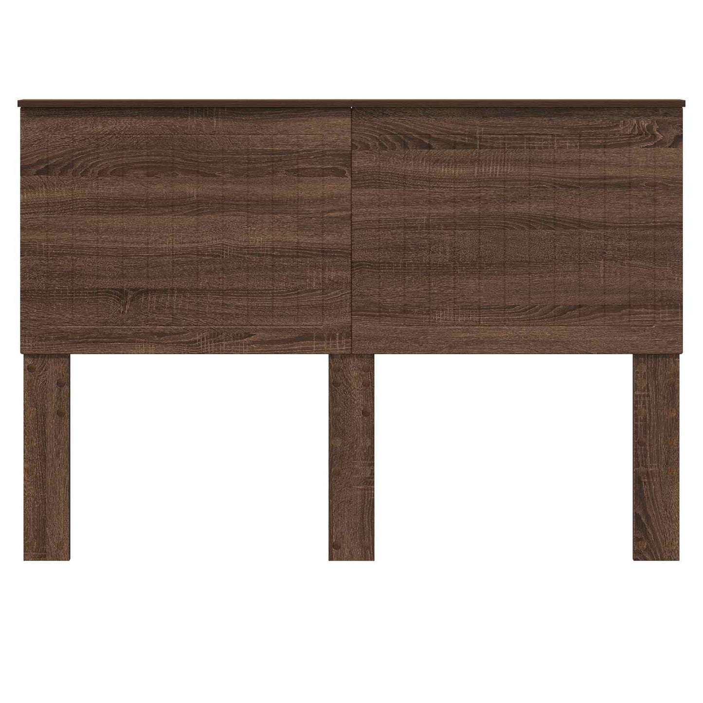 Hoofdbord met hoofdeinde Bruin Eiken 140 cm Bewerkt hout is nu te koop bij PeponiXL, paradijselijk wonen!