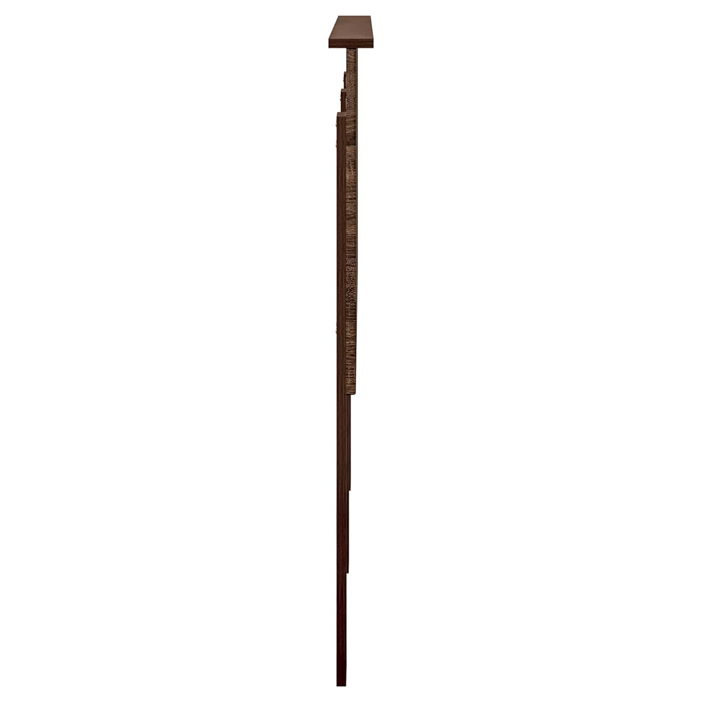 Hoofdbord met hoofdeinde Bruin Eiken 140 cm Bewerkt hout is nu te koop bij PeponiXL, paradijselijk wonen!