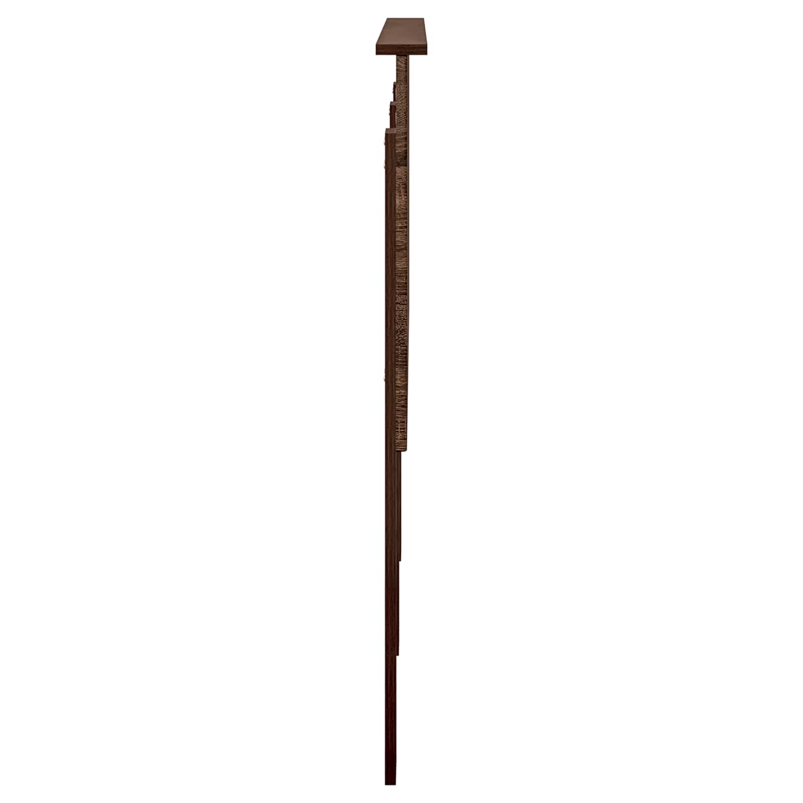 Hoofdbord met hoofdeinde Bruin Eiken 140 cm Bewerkt hout is nu te koop bij PeponiXL, paradijselijk wonen!