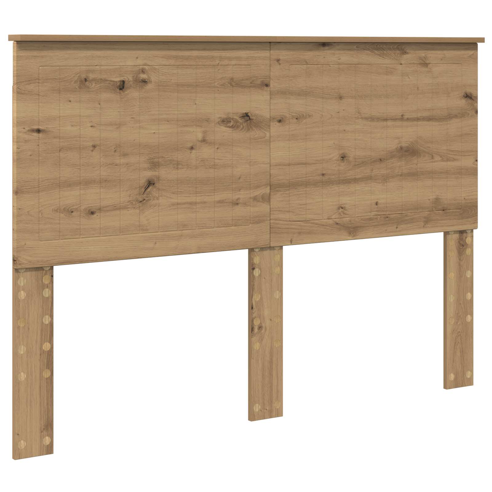 Hoofdbord met hoofdeinde Artisan Eiken 140 cm Bewerkt hout is nu te koop bij PeponiXL, paradijselijk wonen!