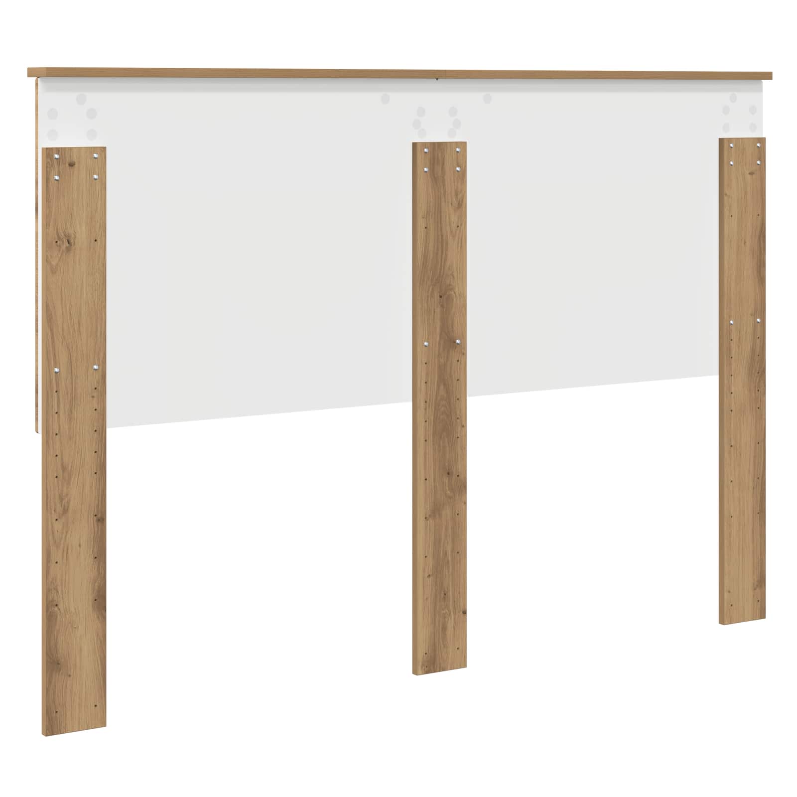 Hoofdbord met hoofdeinde Artisan Eiken 140 cm Bewerkt hout is nu te koop bij PeponiXL, paradijselijk wonen!