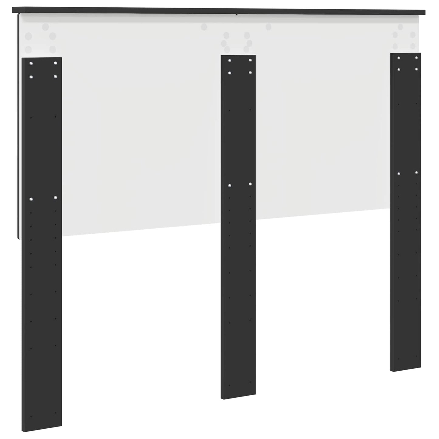 Hoofdbord met hoofdeinde Zwart Eiken 135 cm Bewerkt hout is nu te koop bij PeponiXL, paradijselijk wonen!