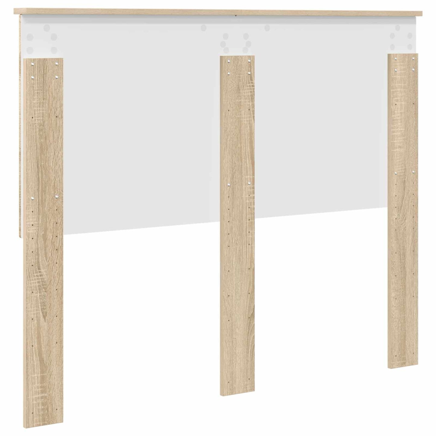 Hoofdbord met hoofdeinde Sonoma Eiken 135 cm Bewerkt hout is nu te koop bij PeponiXL, paradijselijk wonen!
