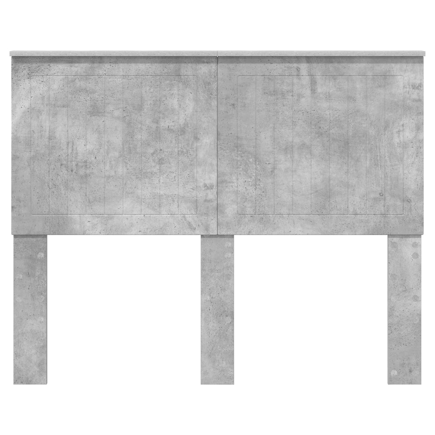 Hoofdbord met hoofdeinde Beton Grijs 135 cm Bewerkt hout is nu te koop bij PeponiXL, paradijselijk wonen!