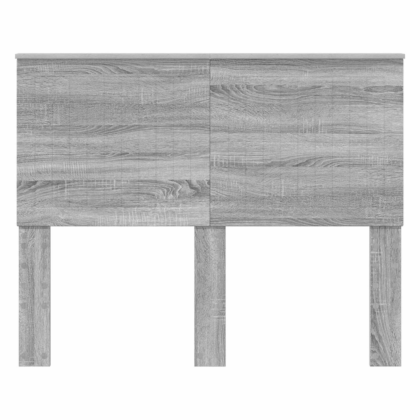 Hoofdbord met hoofdeinde Grijs Sonoma 135 cm Bewerkt hout is nu te koop bij PeponiXL, paradijselijk wonen!