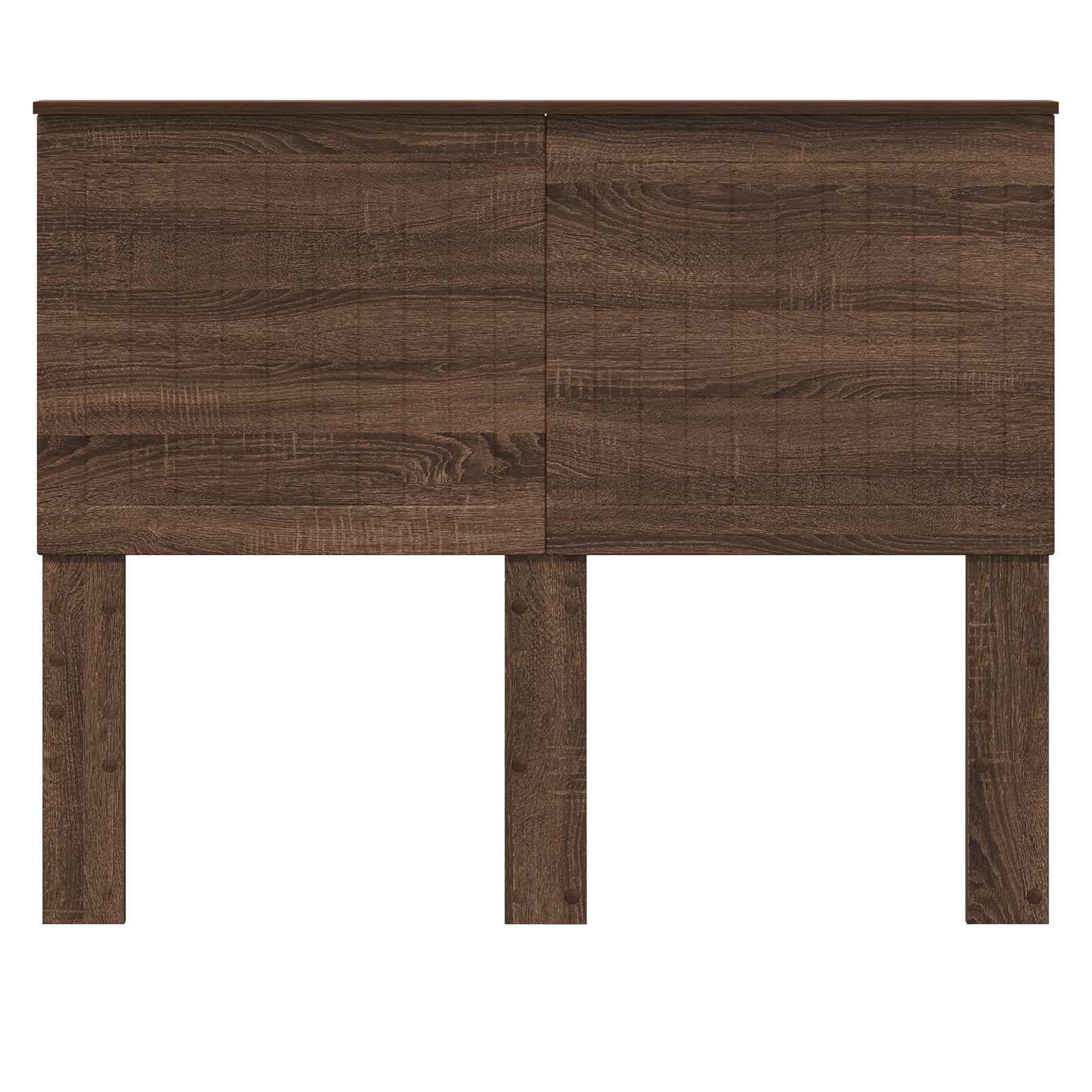 Hoofdbord met hoofdeinde Bruin Eiken 135 cm Bewerkt hout is nu te koop bij PeponiXL, paradijselijk wonen!