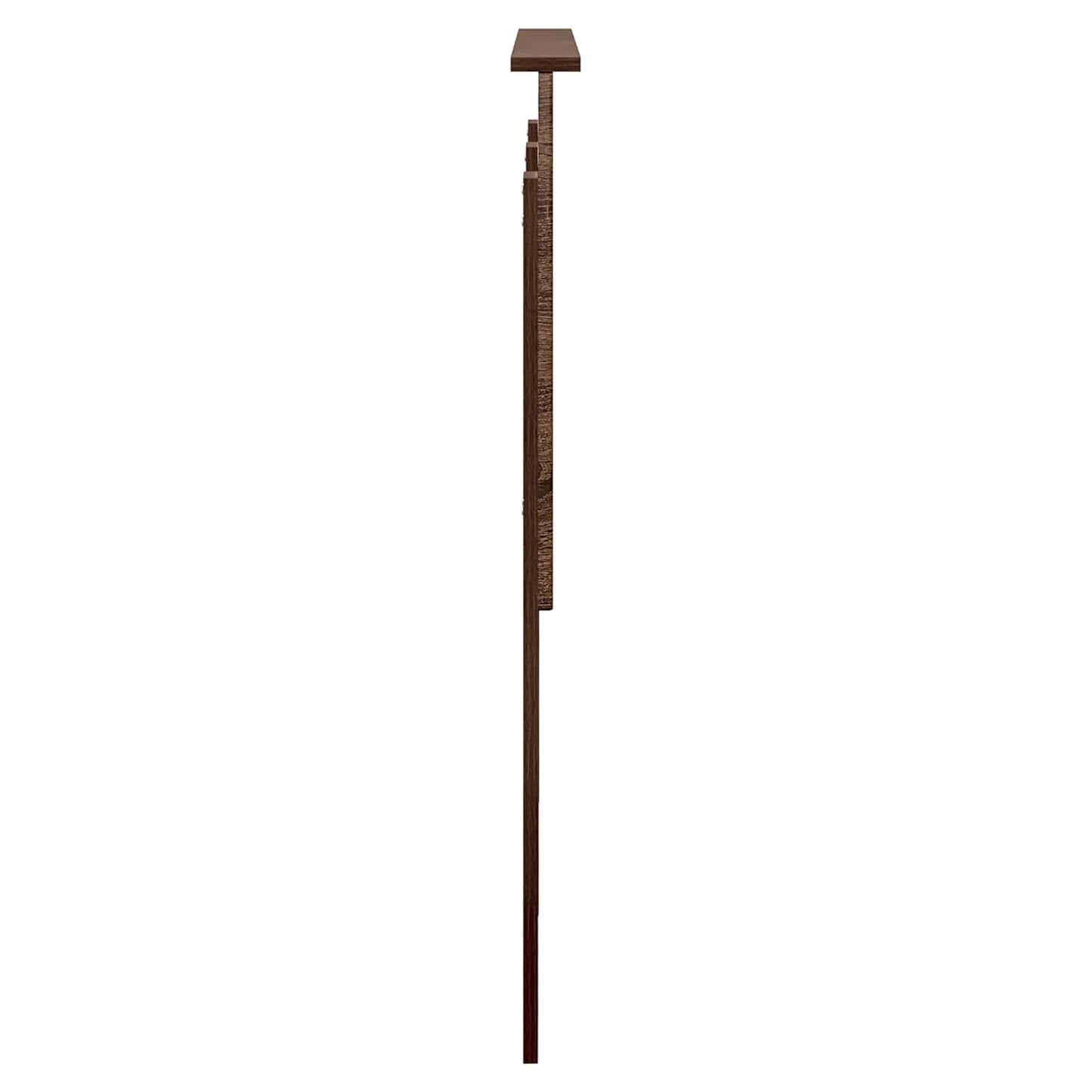 Hoofdbord met hoofdeinde Bruin Eiken 135 cm Bewerkt hout is nu te koop bij PeponiXL, paradijselijk wonen!